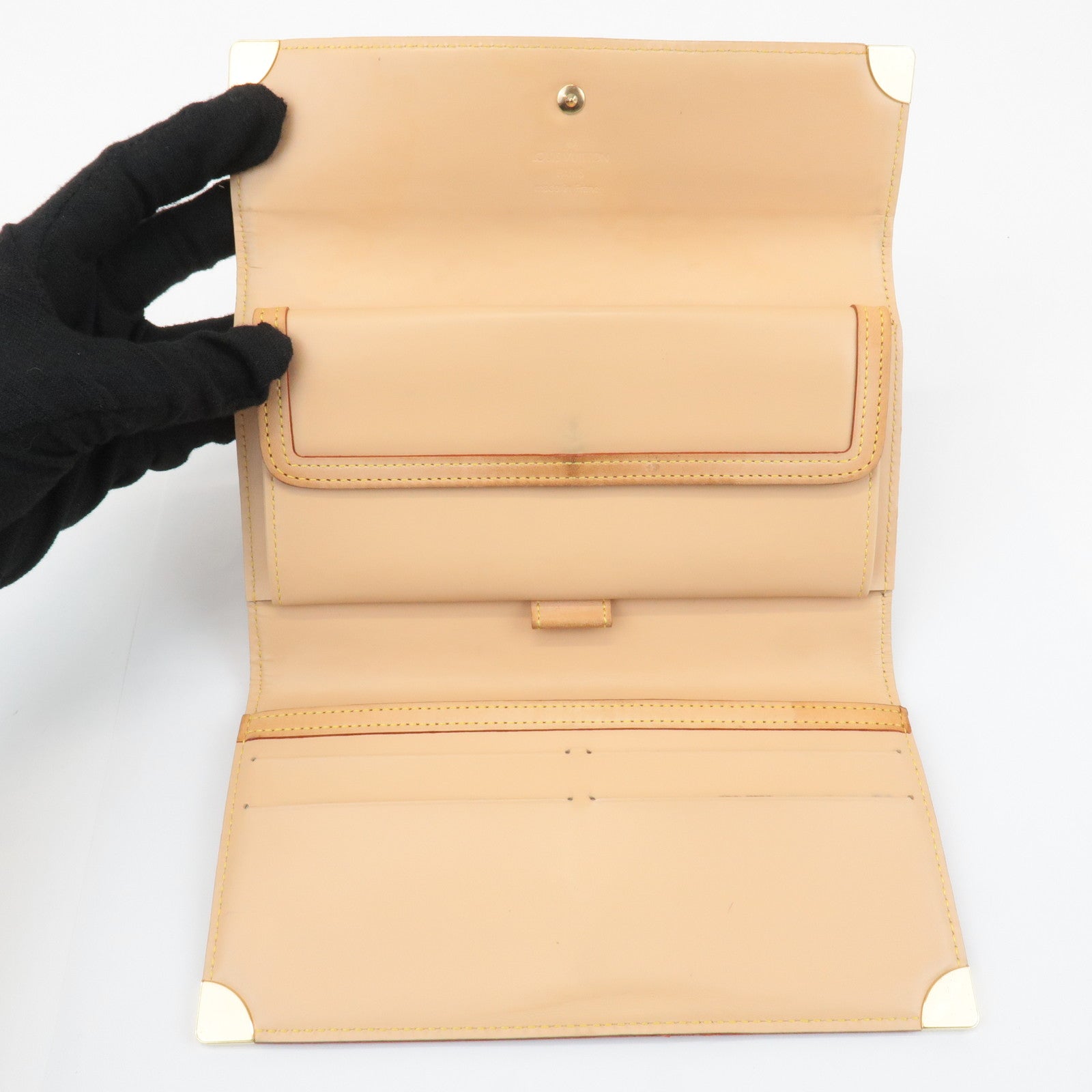 Louis Vuitton Monogram Multicolor Porte Trezor International Wallet M92658 Used