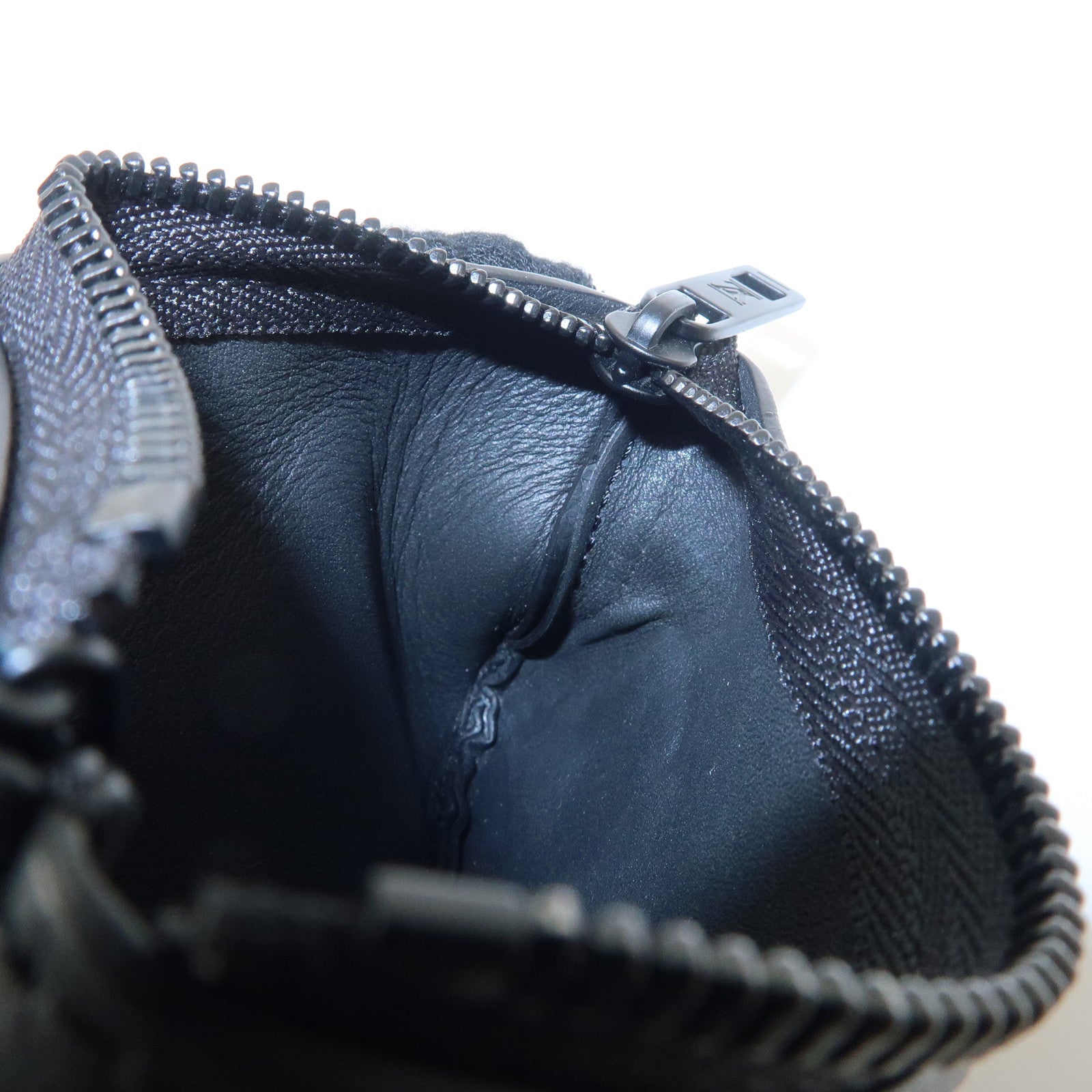 Louis Vuitton Aerogram Pochette Cles Coin Case Noir Black M81031 Used