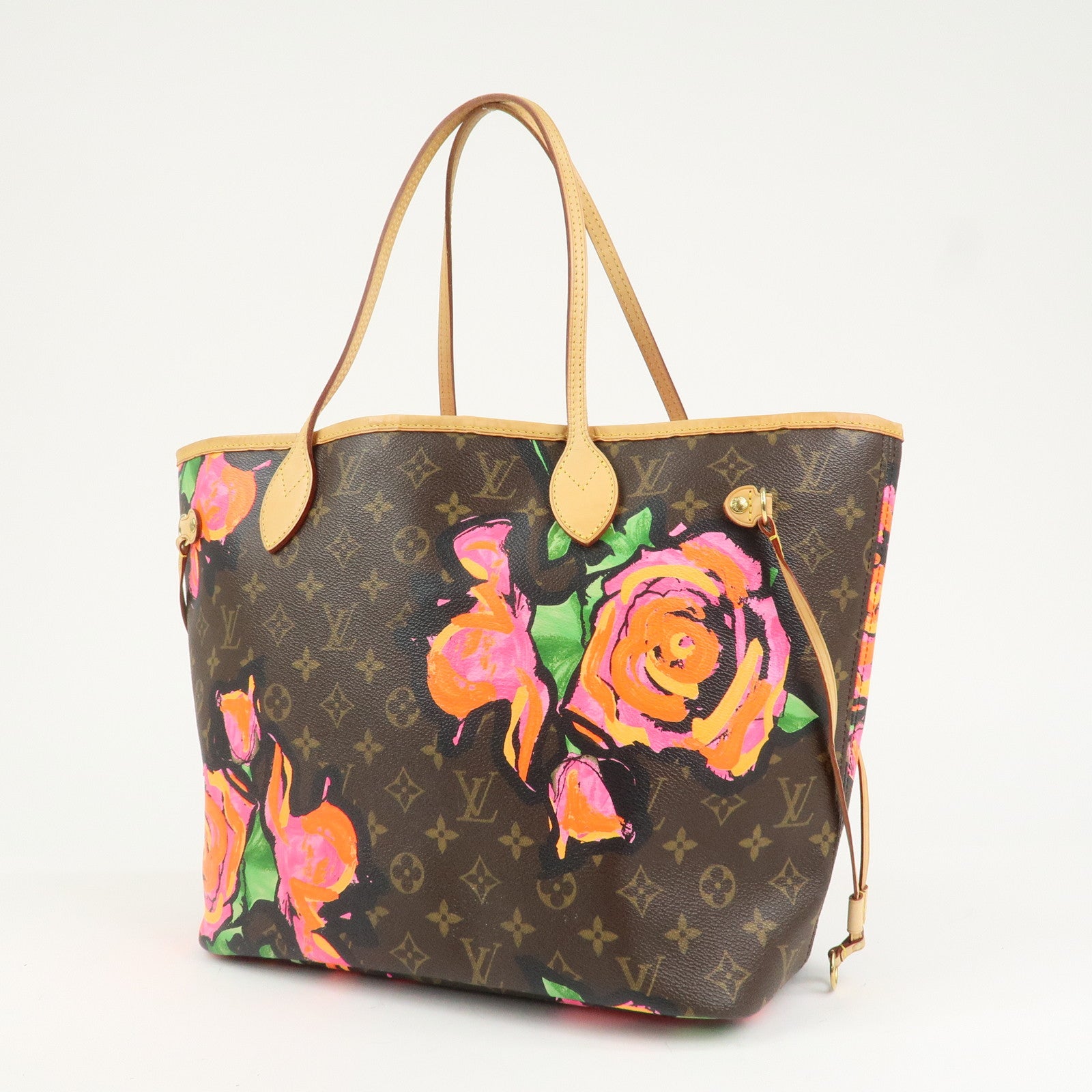 Louis Vuitton Monogram Rose Neverfull MM Tote Shoulder Bag M48613
