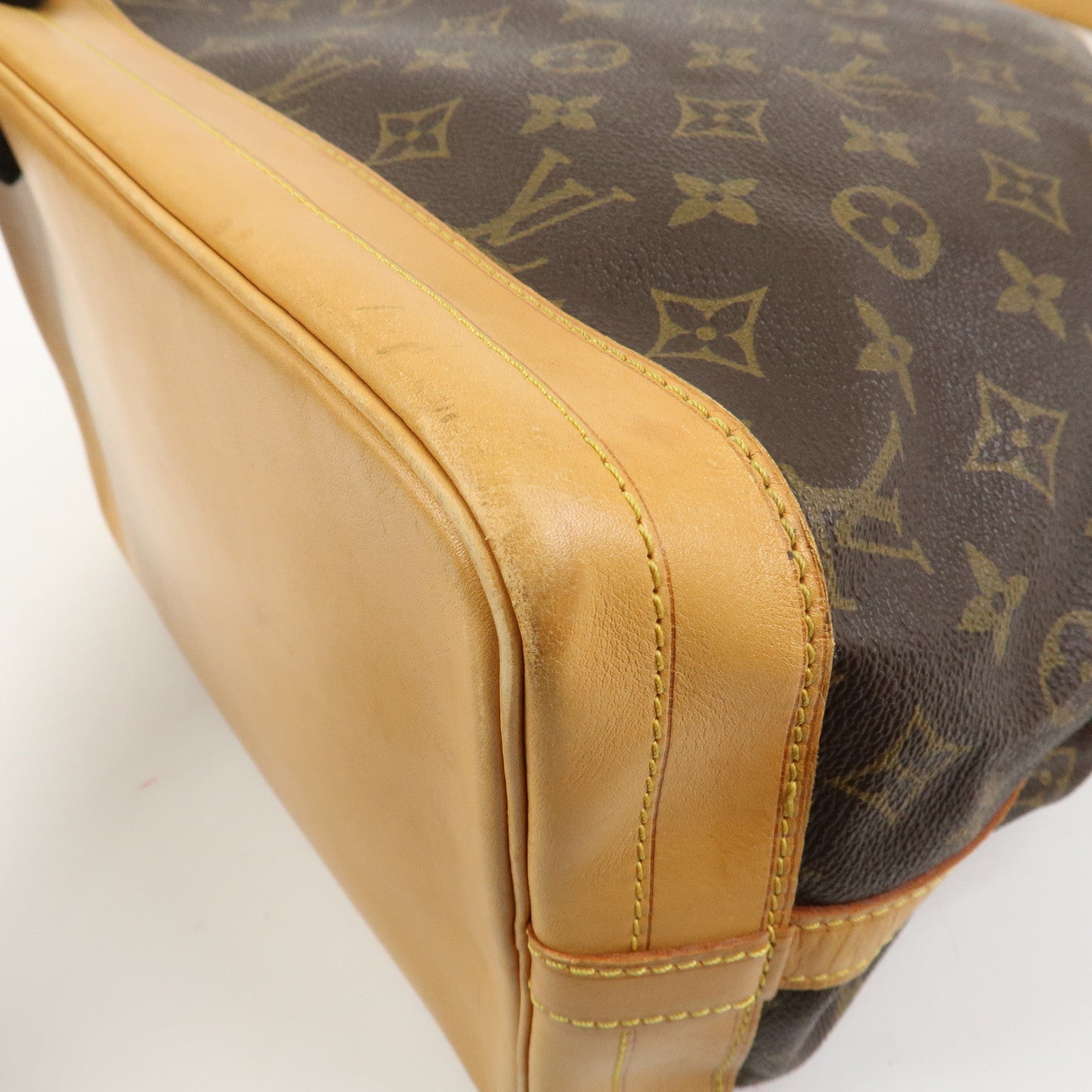 Louis Vuitton Monogram Noe Shoulder Bag Hand Bag Brown M42224