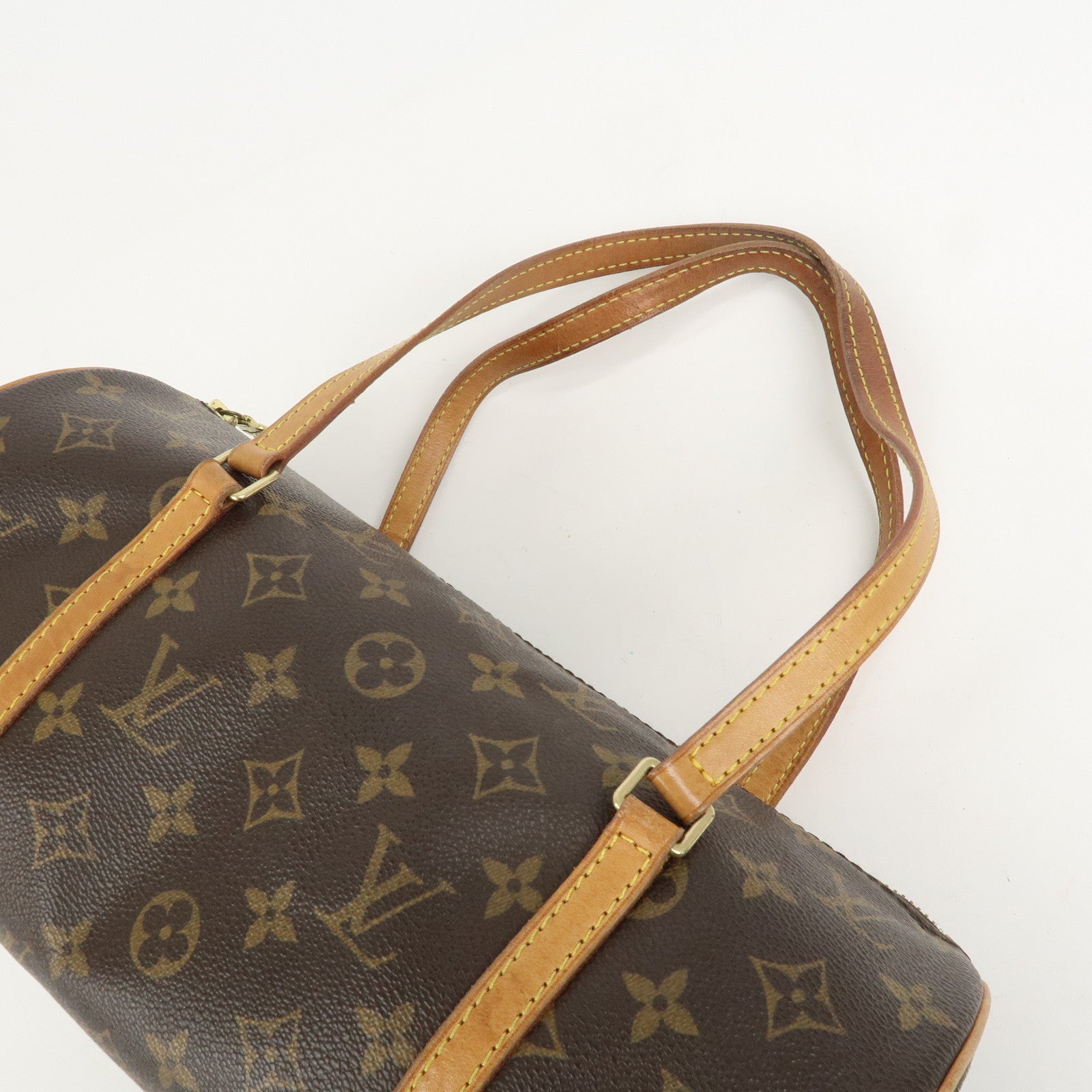 Louis Vuitton Monogram Papillon 30 Hand Bag New Style Brown M51385