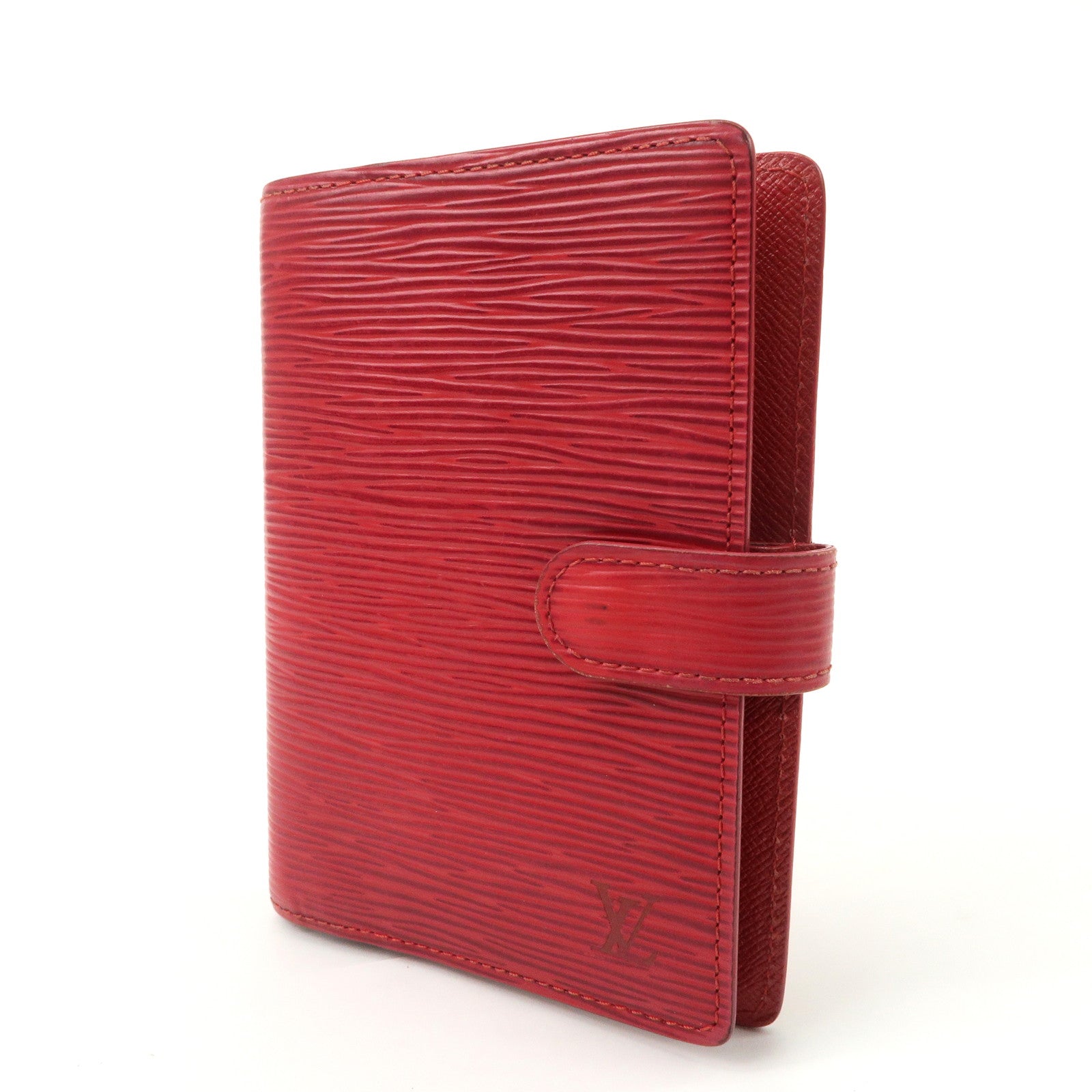 Louis Vuitton Epi Set of 2 Agenda Cover Castilian Red R20059 R20057 Used