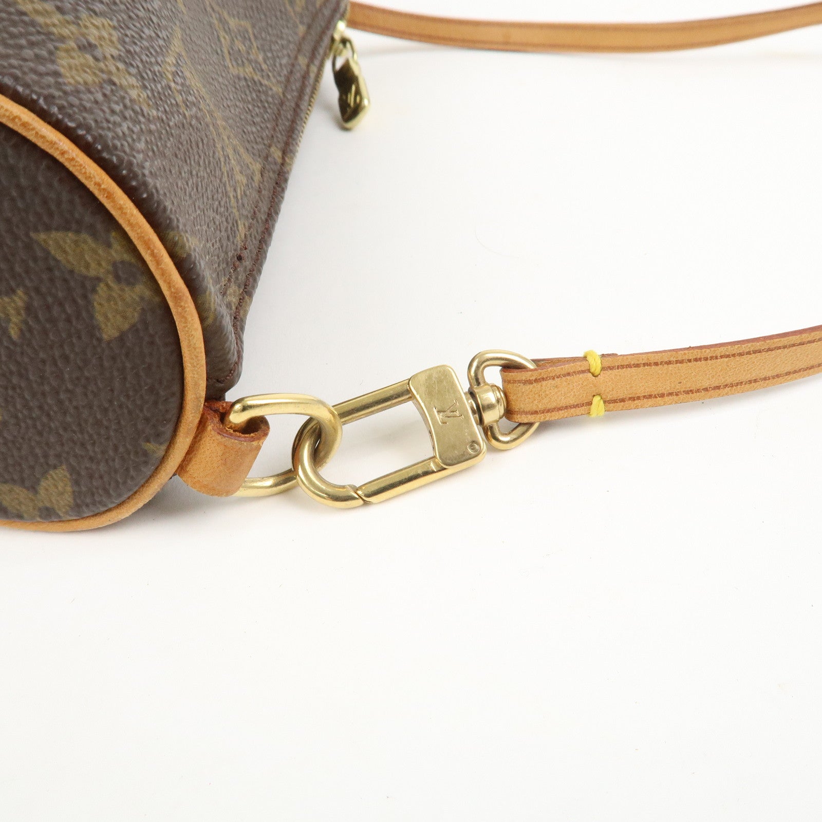 Louis Vuitton Monogram Mini Pouch for Papillon Bag Brown