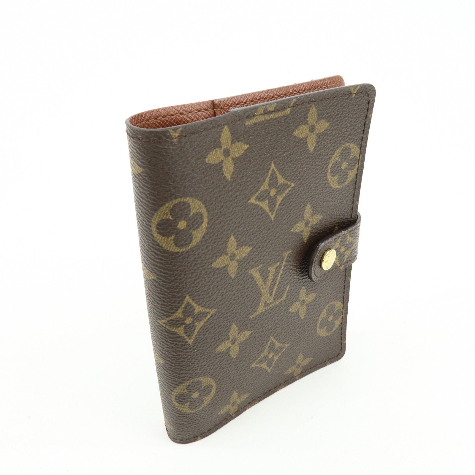 Louis Vuitton Monogram Agenda PM Planner Cover Brown R20005