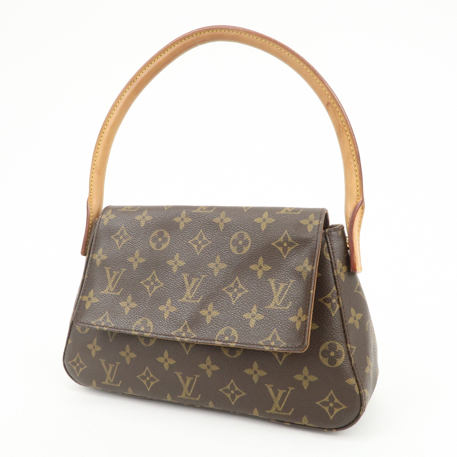 Louis Vuitton Monogram Mini Looping Shoulder Bag Brown M51147