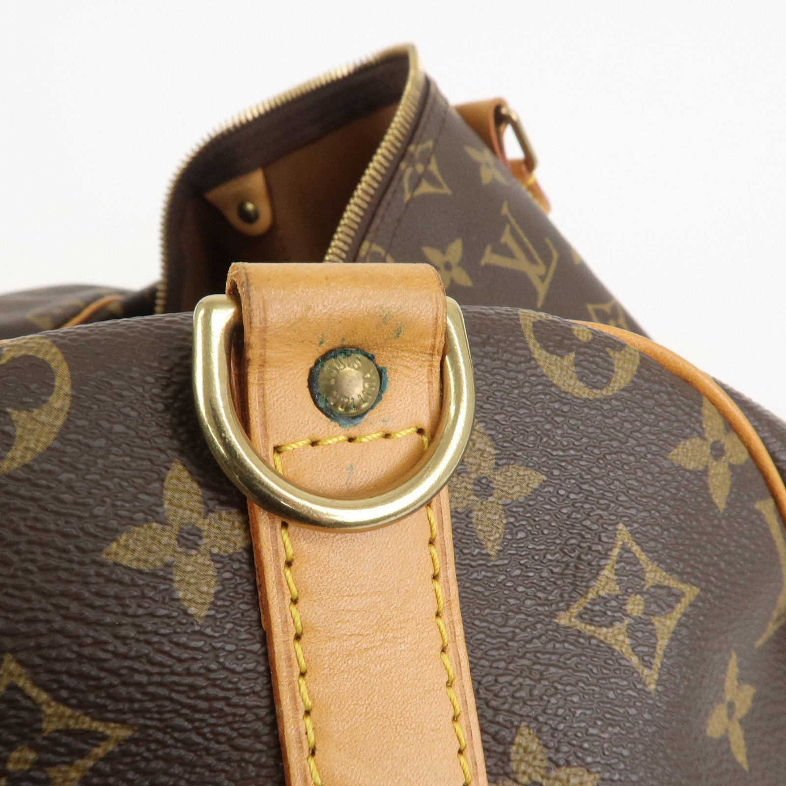 Louis Vuitton Monogram Keep All Bandouliere 50 Boston Bag M41416