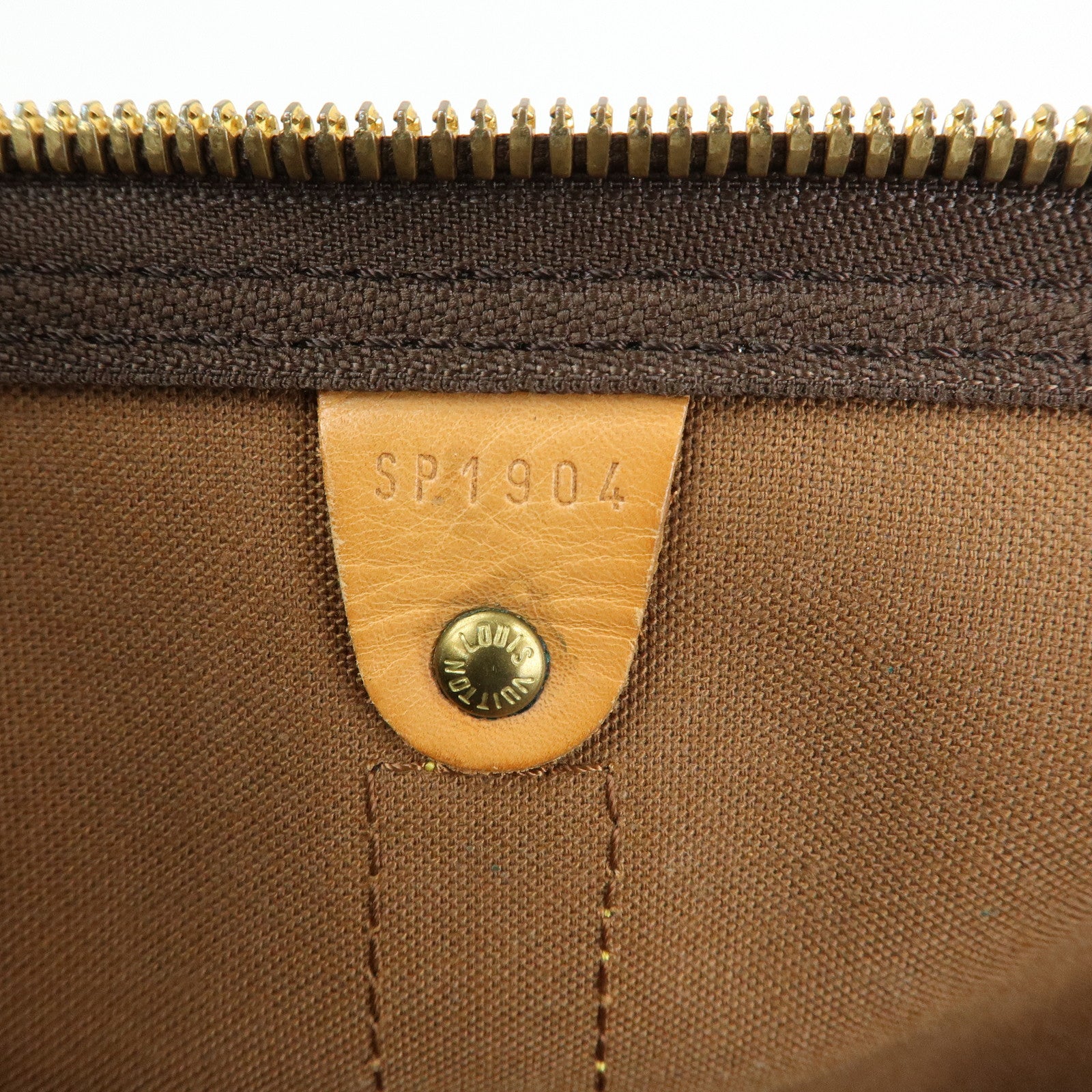Louis Vuitton Monogram Keep All 50 Boston Bag Brown M41426