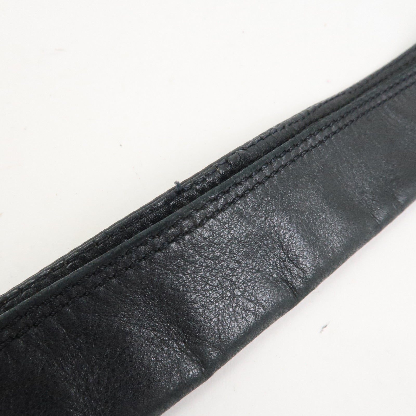 CHANEL Lamb Skin Shoulder Bag Crossbody Bag Black