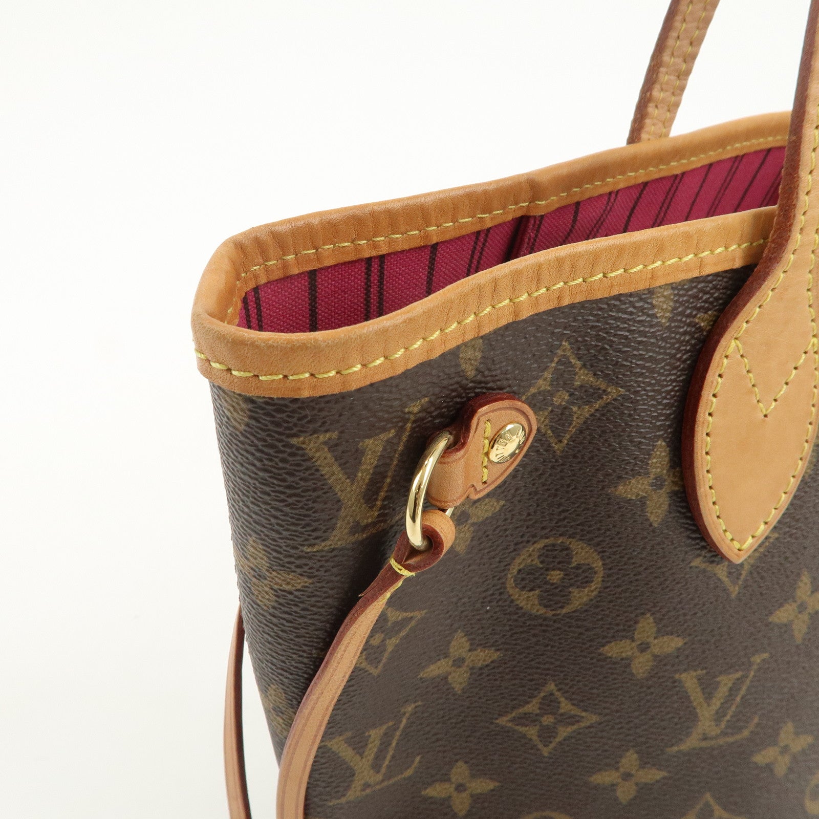 Louis Vuitton Monogram Neverfull PM Tote Bag Brown M41245