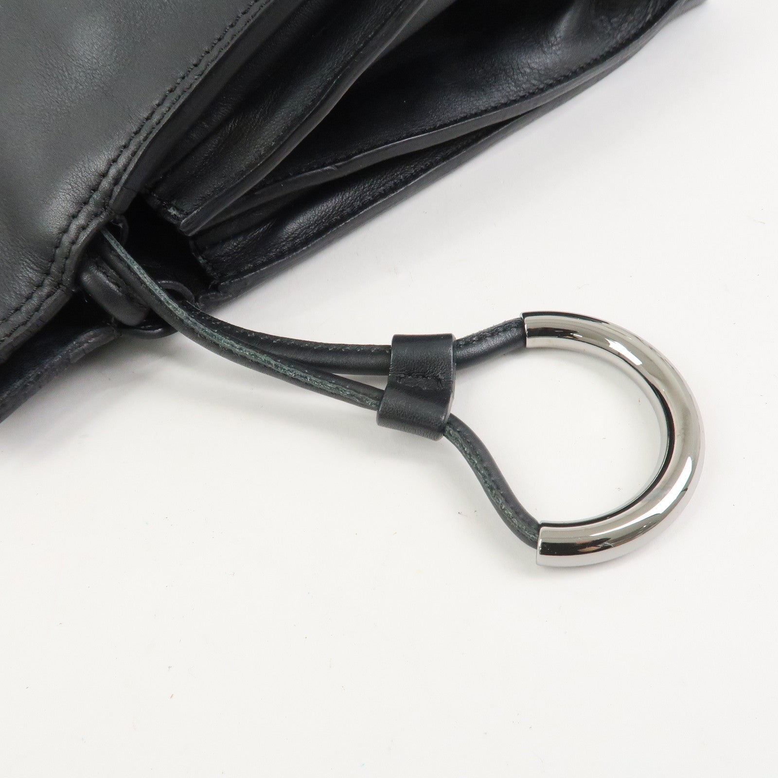 LOEWE Anagram Calf Leather Hand Bag Black