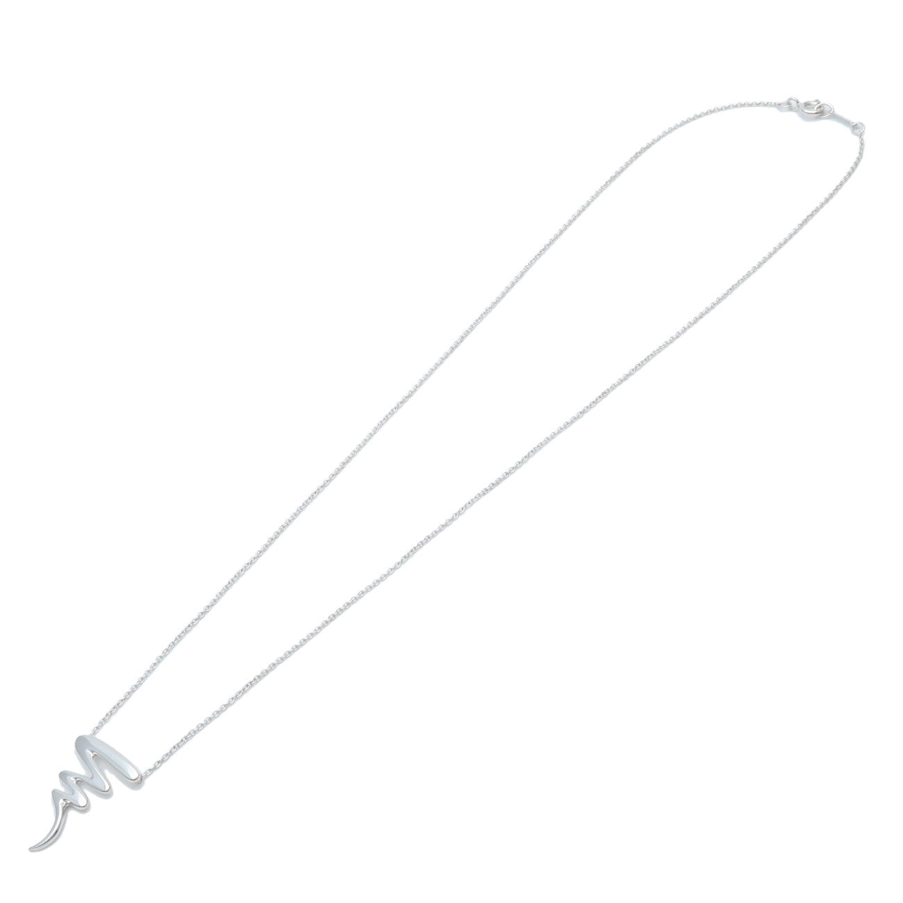 Tiffany & Co Paloma Picasso Scribble Necklace SV925 Silver
