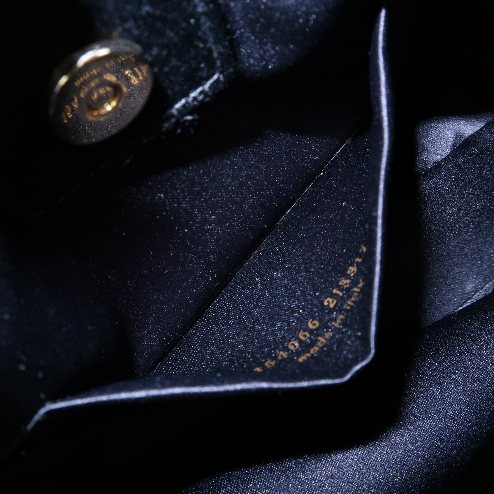 SAINT LAURENT PARIS YSL YVES SAINT LAURENT Velvet Satin Hand Bag