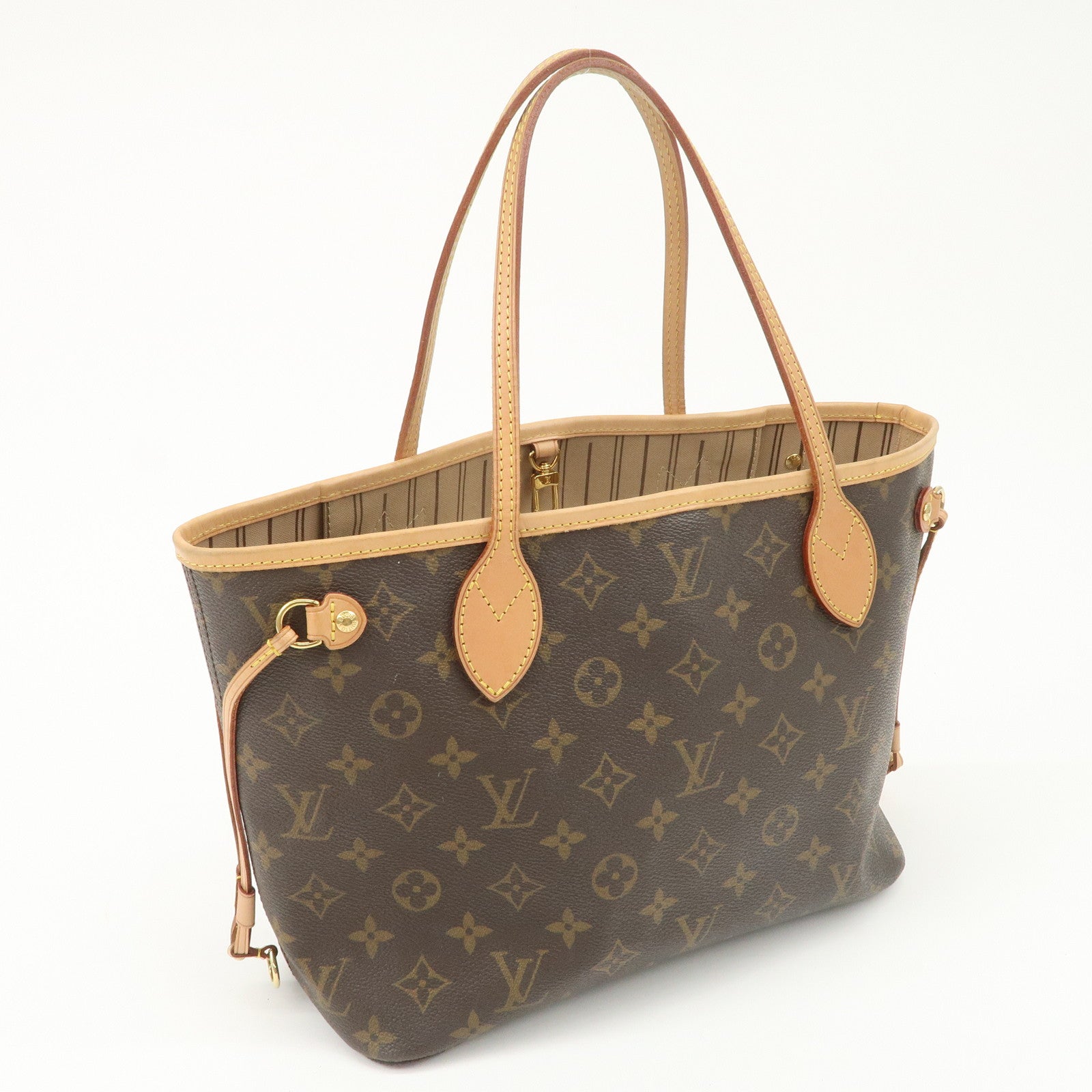 Louis Vuitton Monogram Neverfull PM Tote Bag Brown M40155