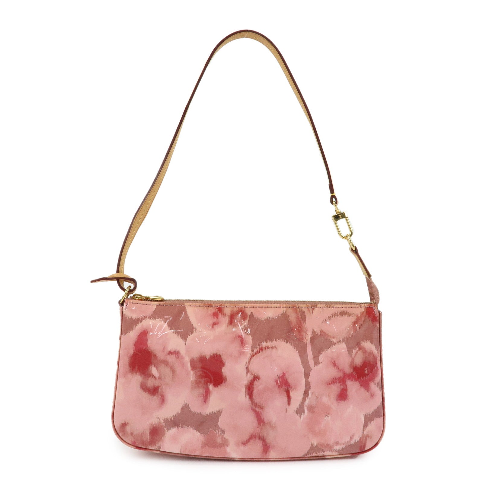 Louis Vuitton Vernis Archipel Ikat Flower Shoulder Bag Pink M90043