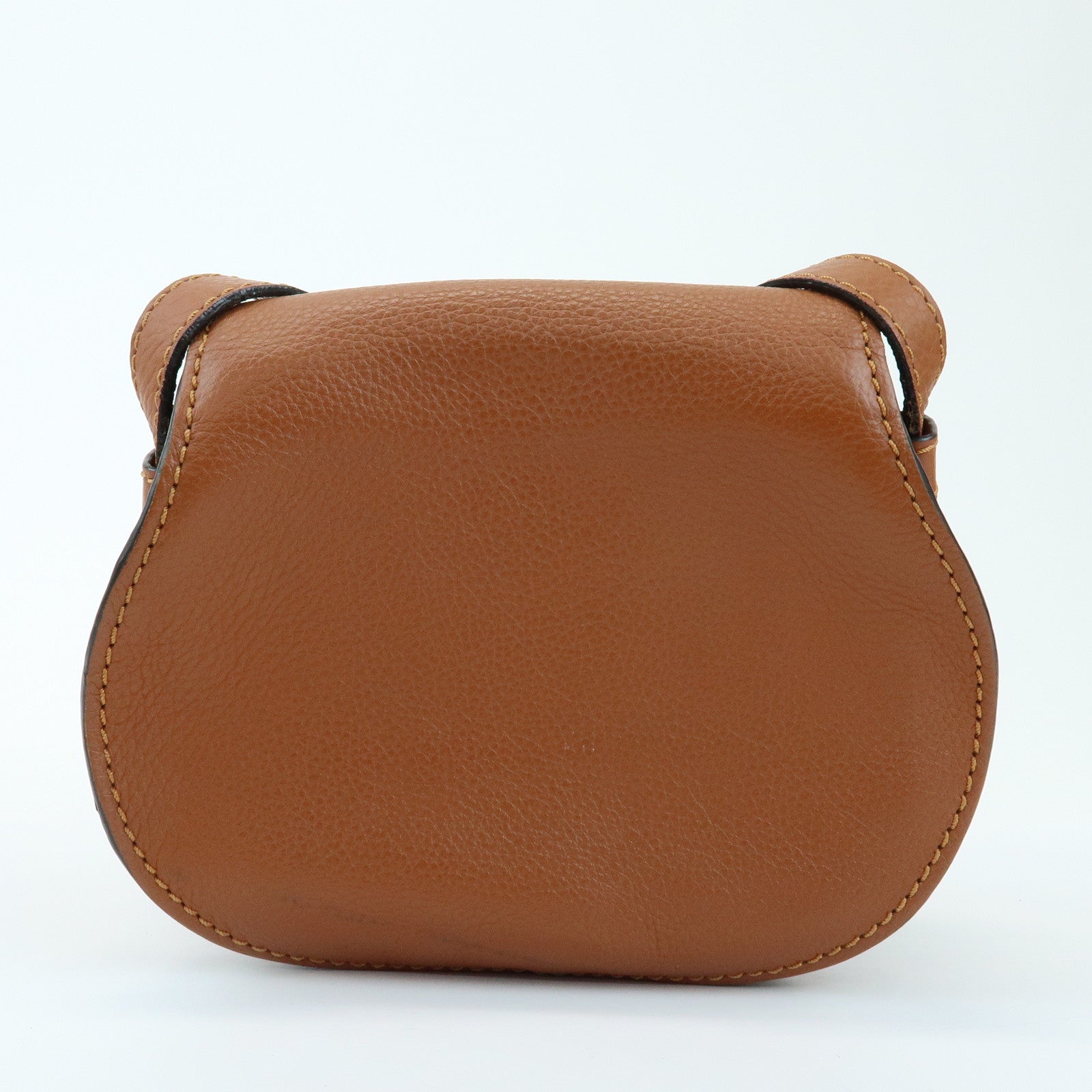 Chloe Marcie Leather Shoulder Bag Crossbody Bag Brown