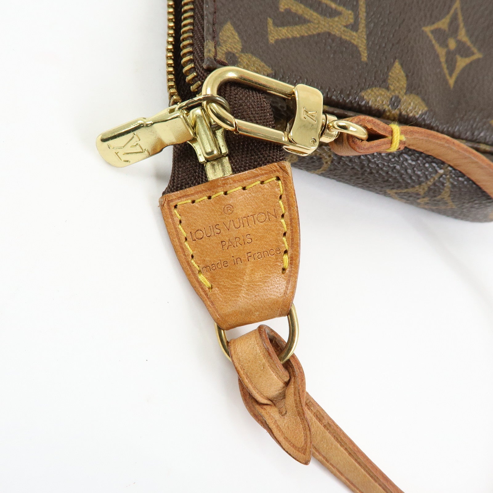 Louis Vuitton Monogram Pochette Accessoires Pouch Hand Bag M51980
