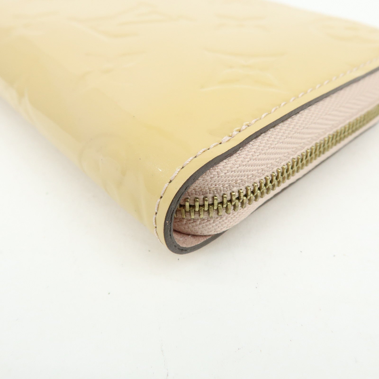 Louis Vuitton Monogram Vernis Zippy Coin Case Rose Florentin M91535