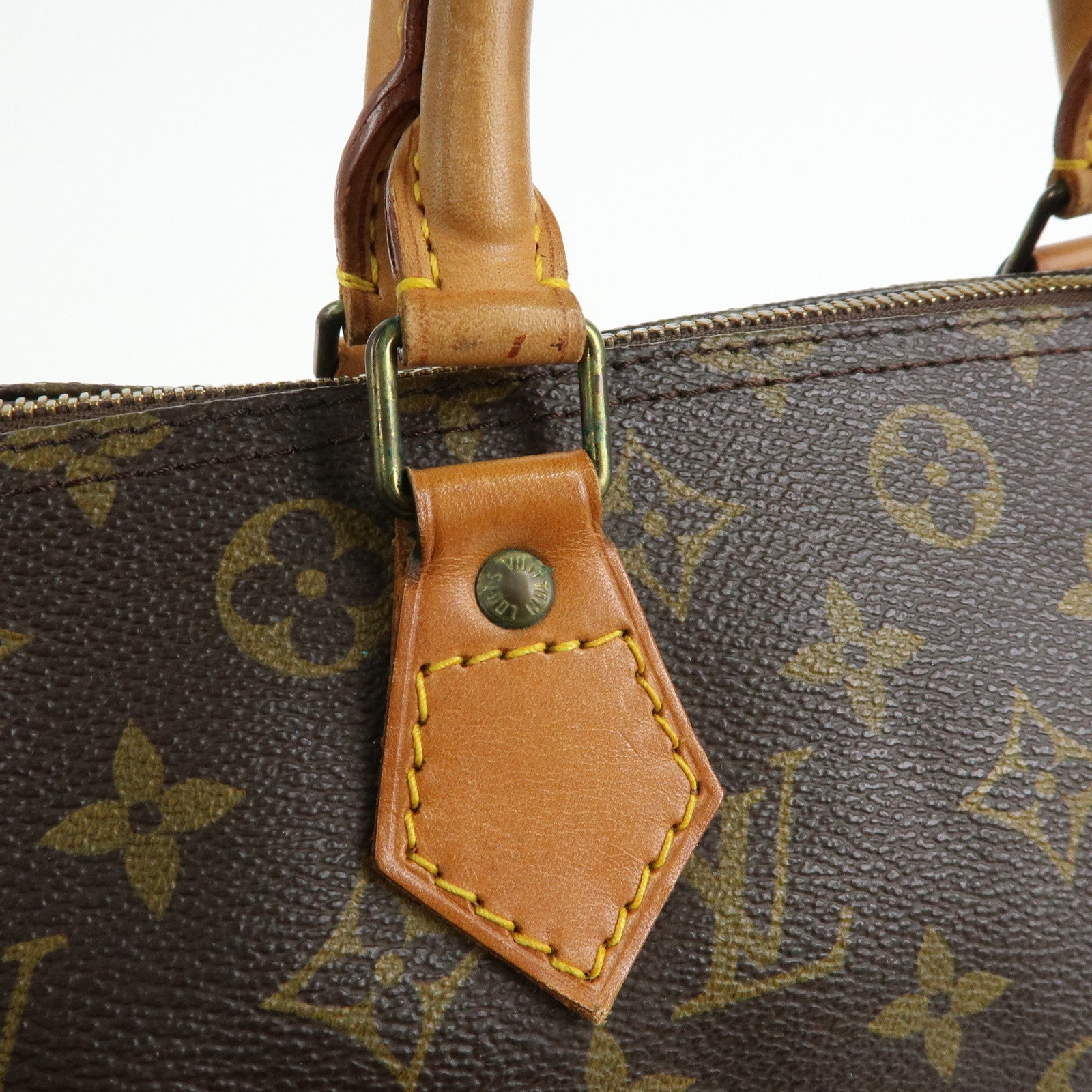 Louis Vuitton Monogram Speedy 30 Boston Bag Hand Bag Brown M41526