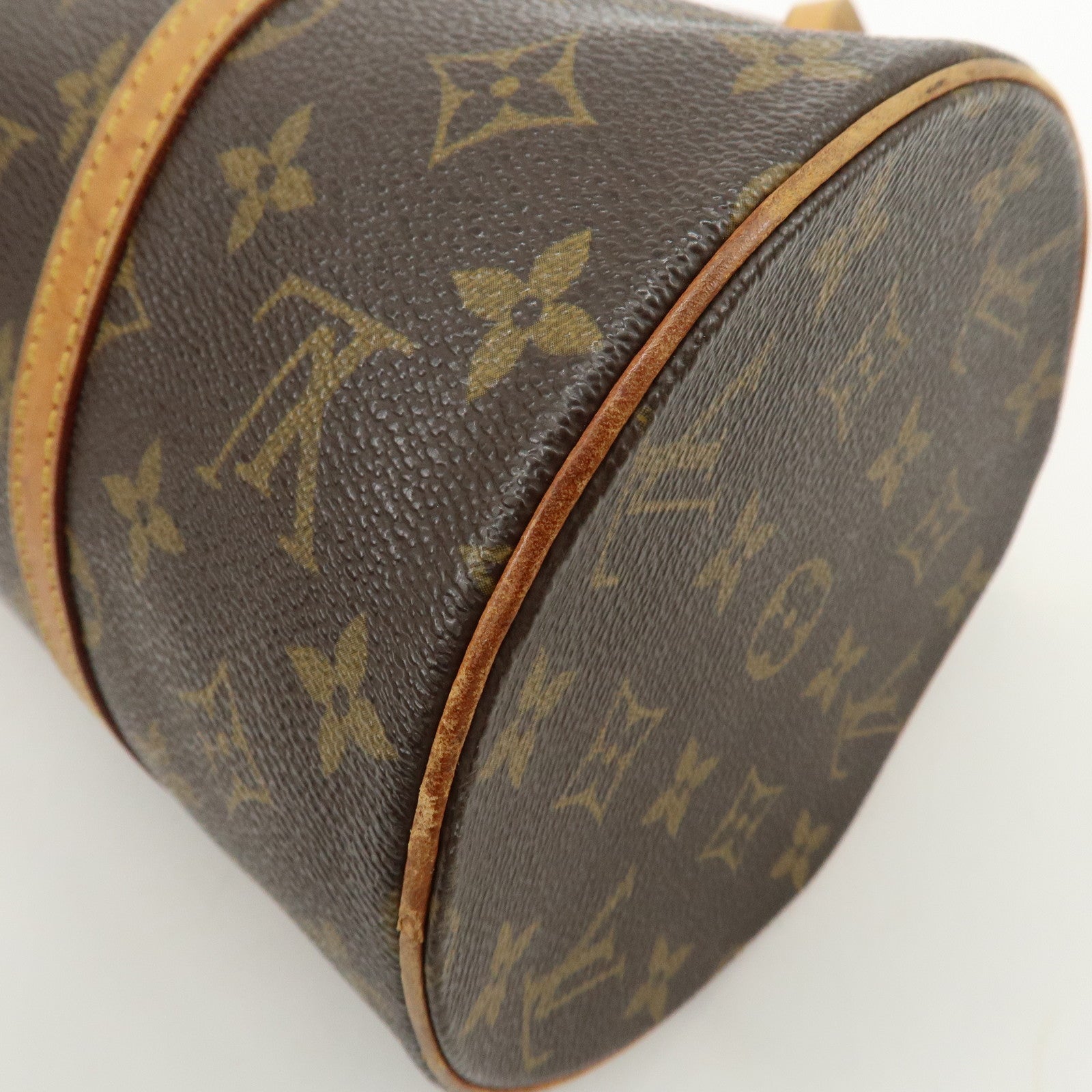 Louis Vuitton Monogram Papillon 30 Hand Bag New Style Brown M51385