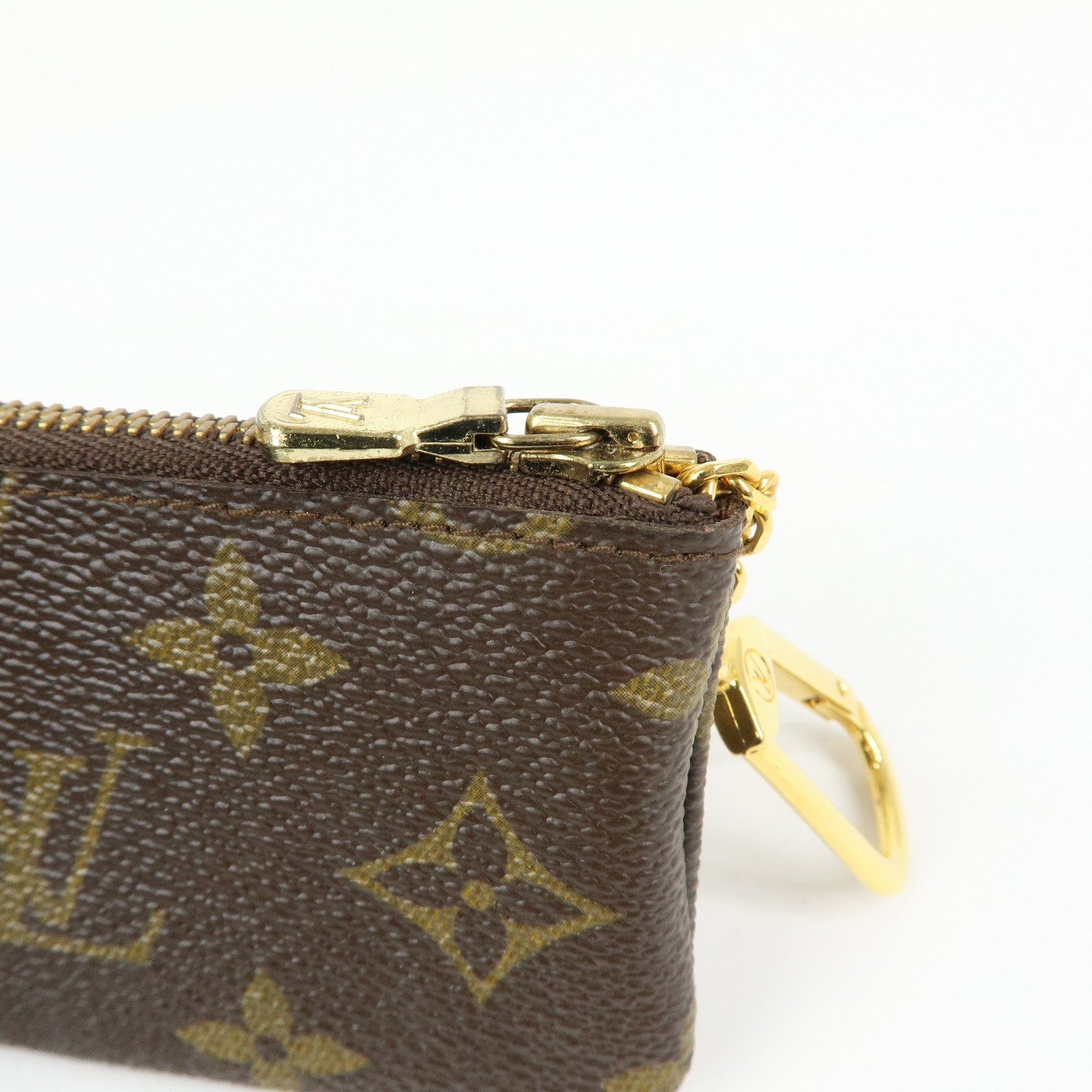 Louis Vuitton Monogram Pochette Cles Coin Case Key Case M62650
