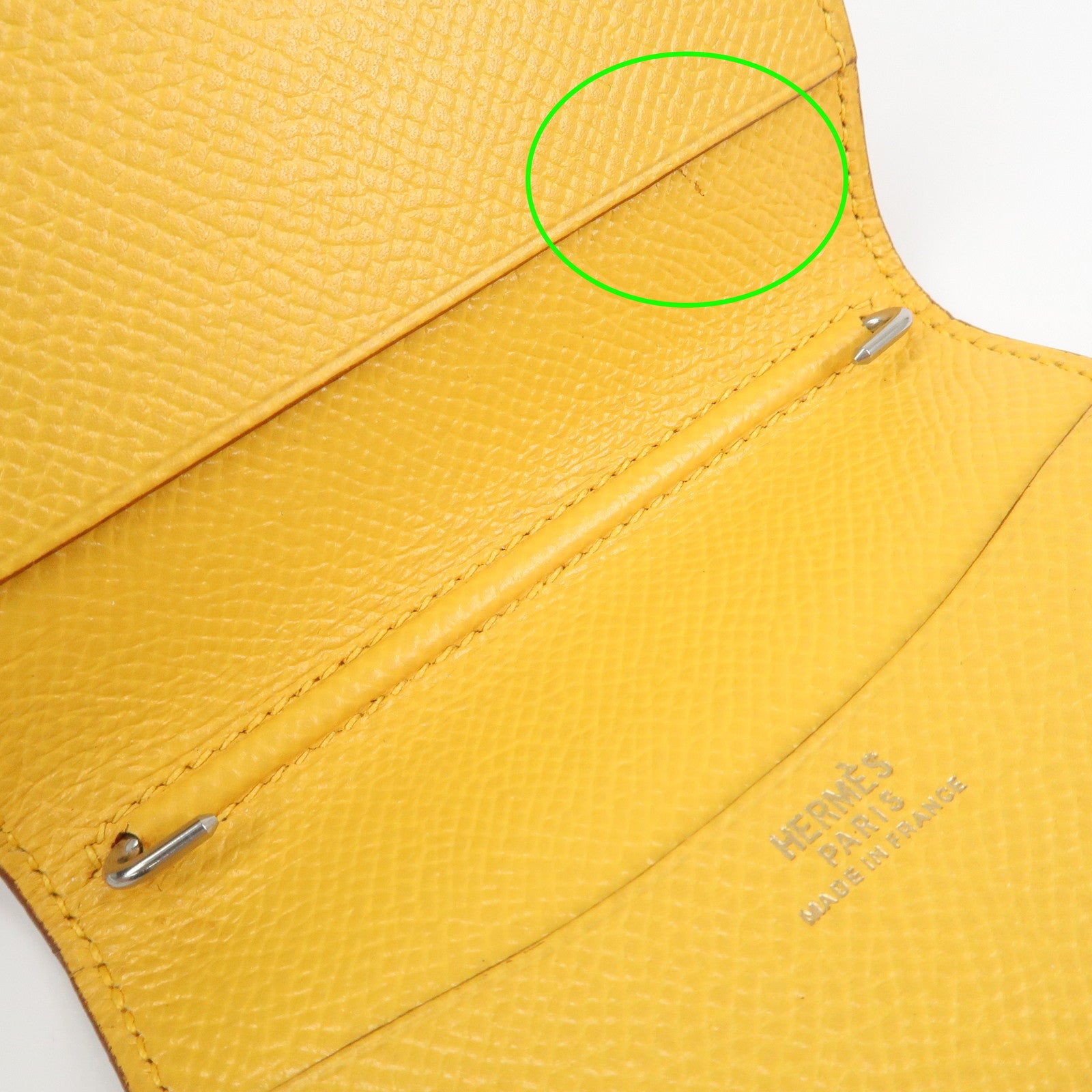 HERMES Agenda PM Leather Planner Cover □B Stamped Gold