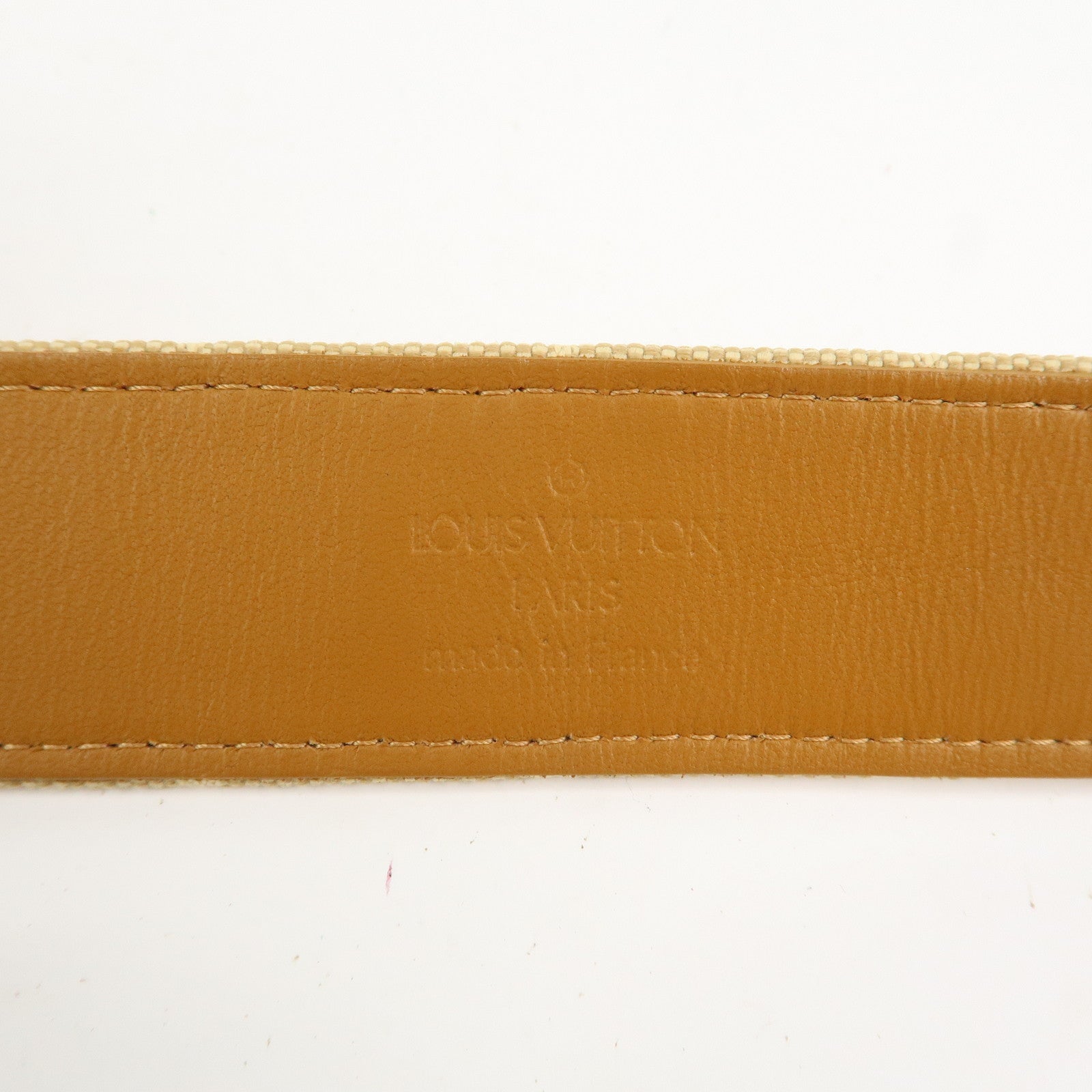 Louis Vuitton Monogram Mini Canvas Ceinture 75/30 Belt Beige M6817