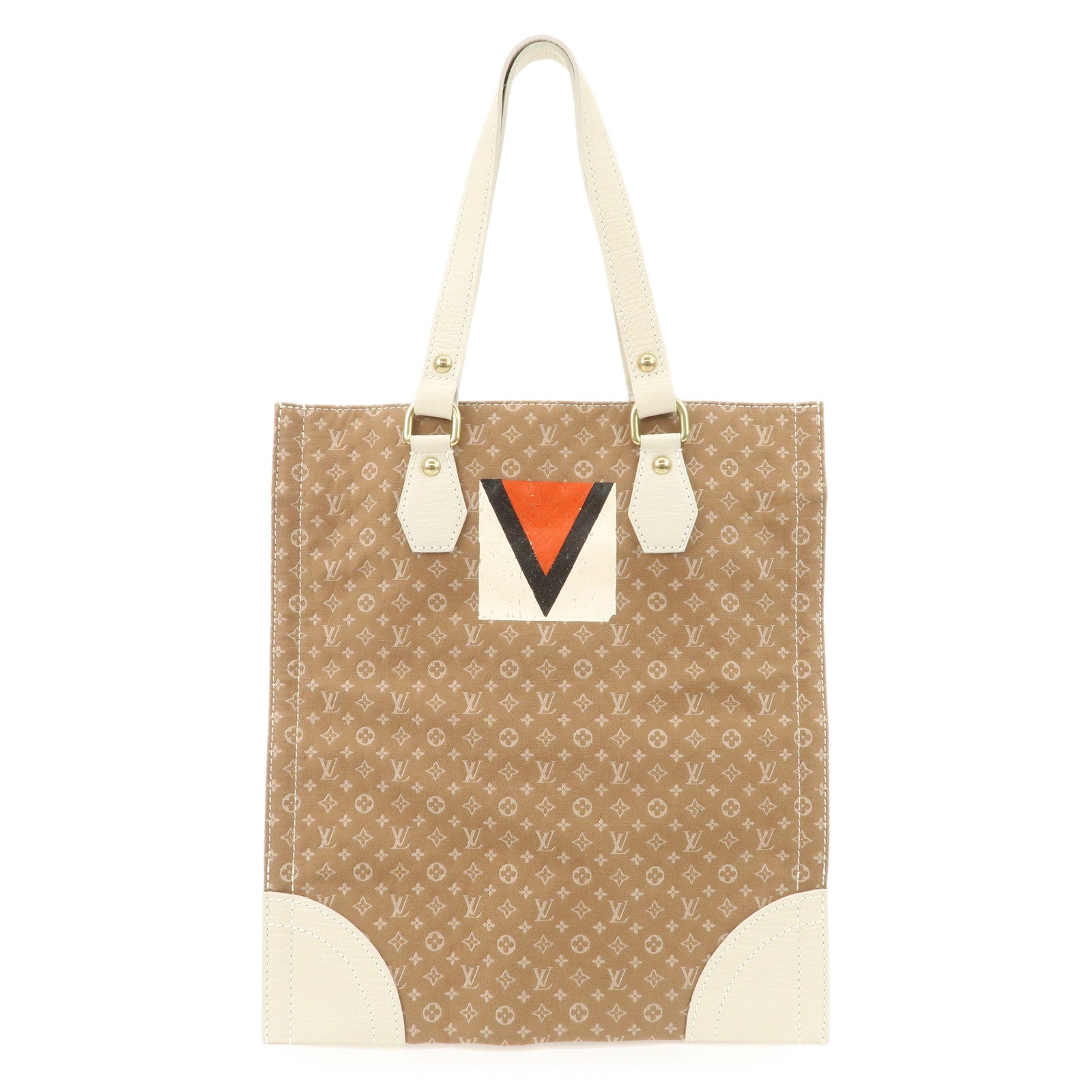 Louis Vuitton Monogram Mini Tanger Canvas Tote Bag Camel M40022