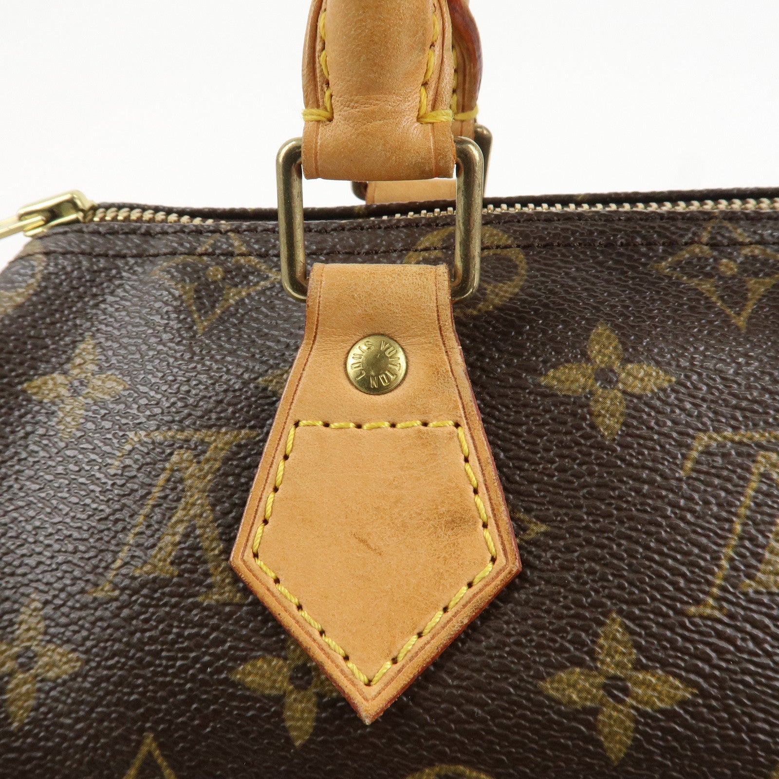 Louis Vuitton Monogram Speedy 25 Hand Bag Boston Bag M41528 Used