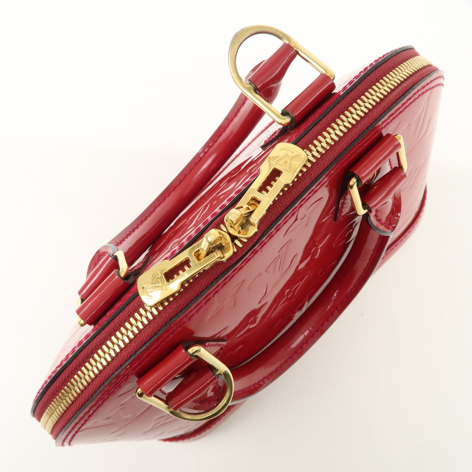 Louis Vuitton Monogram Vernis Leather Alma BB 2Way Shoulder Bag Used