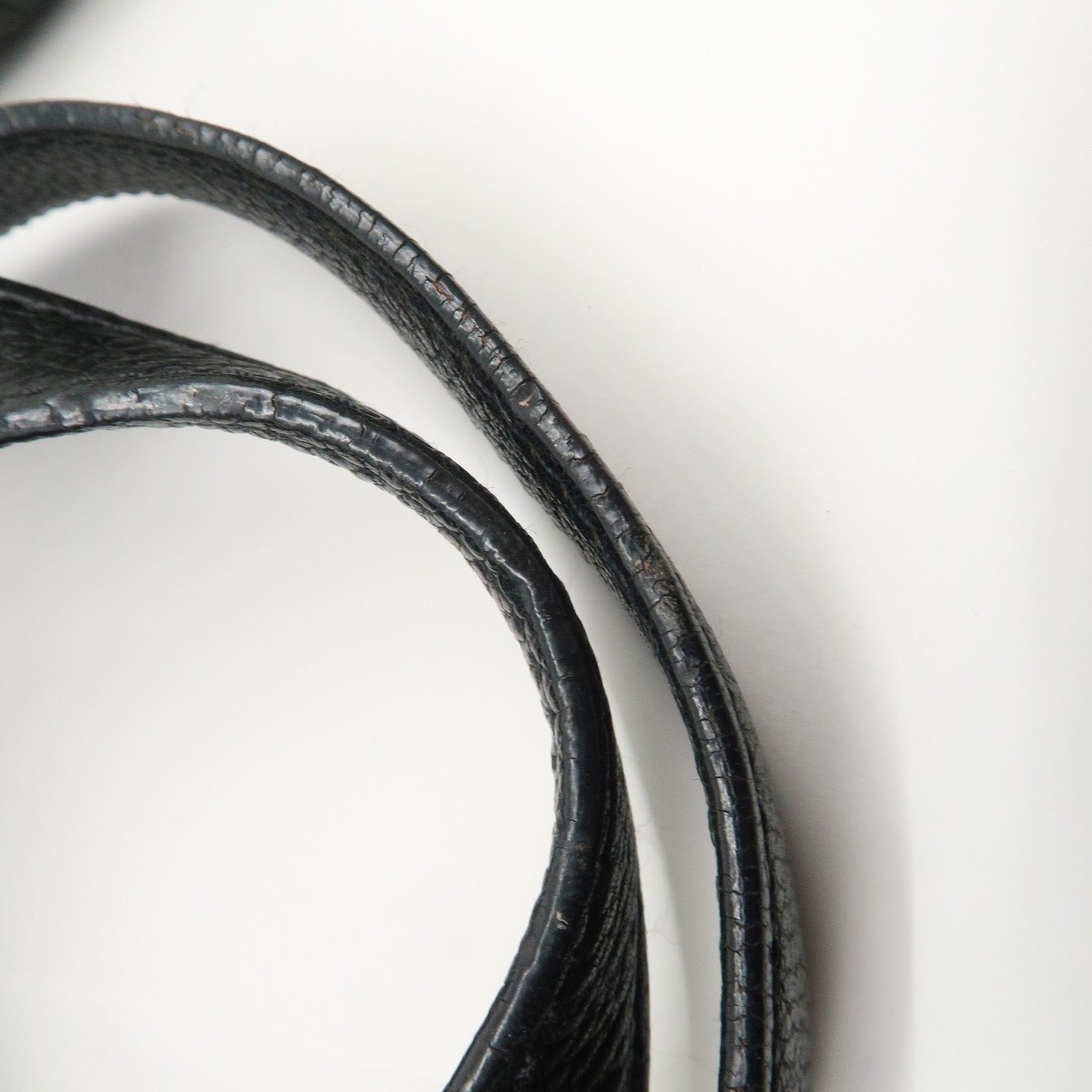 Chloe Paraty Logo Leather 2WAY Bag Shoulder Bag Hand Bag Black