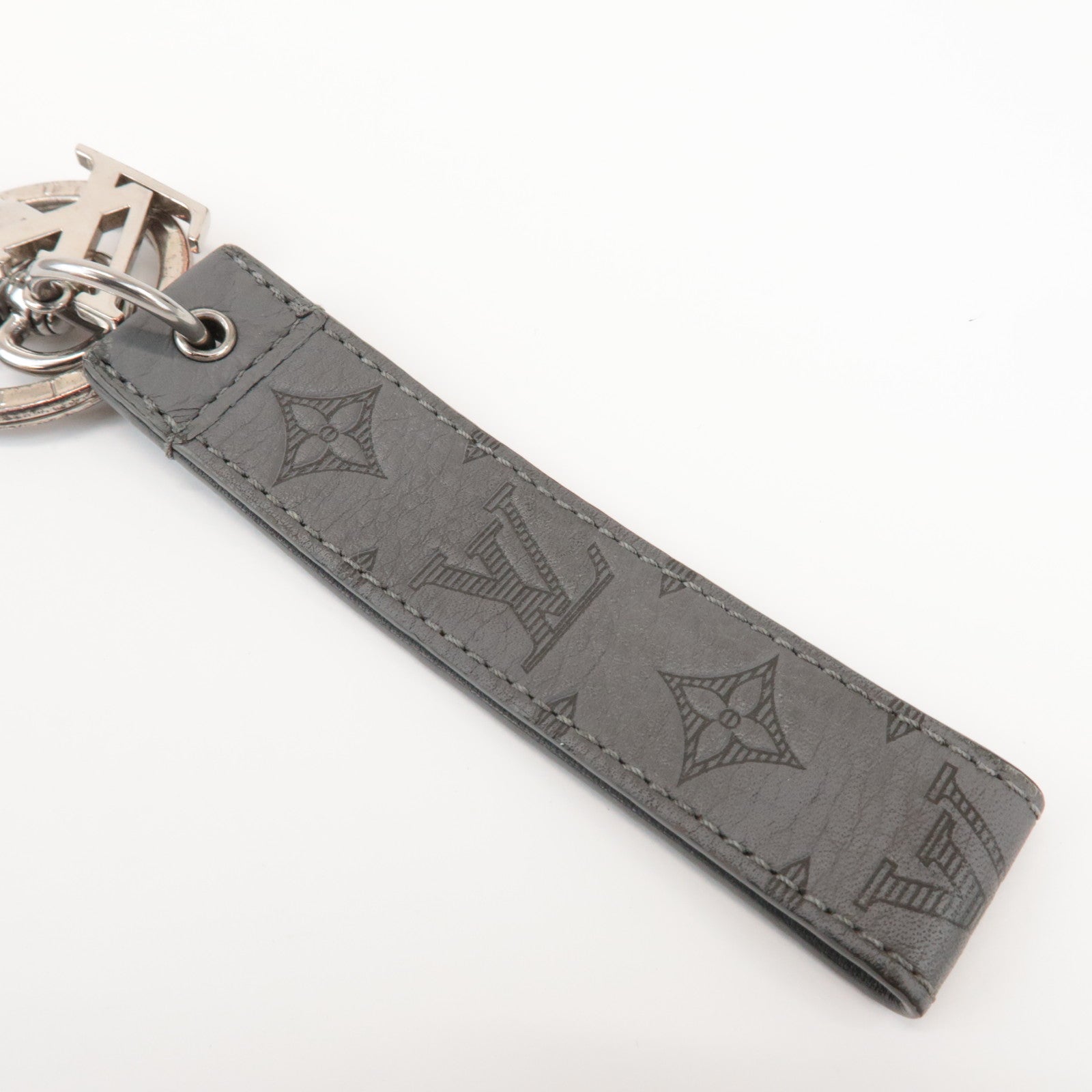 Louis Vuitton Monogram Shadow Dragonne Key Charm Key Holder M82373