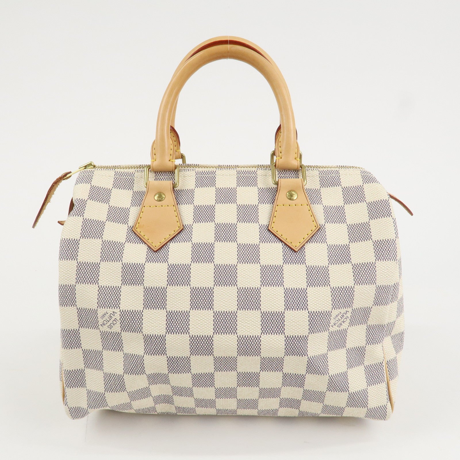 Louis Vuitton Damier Azur Speedy 25 Boston Bag Hand Bag N41534 Used
