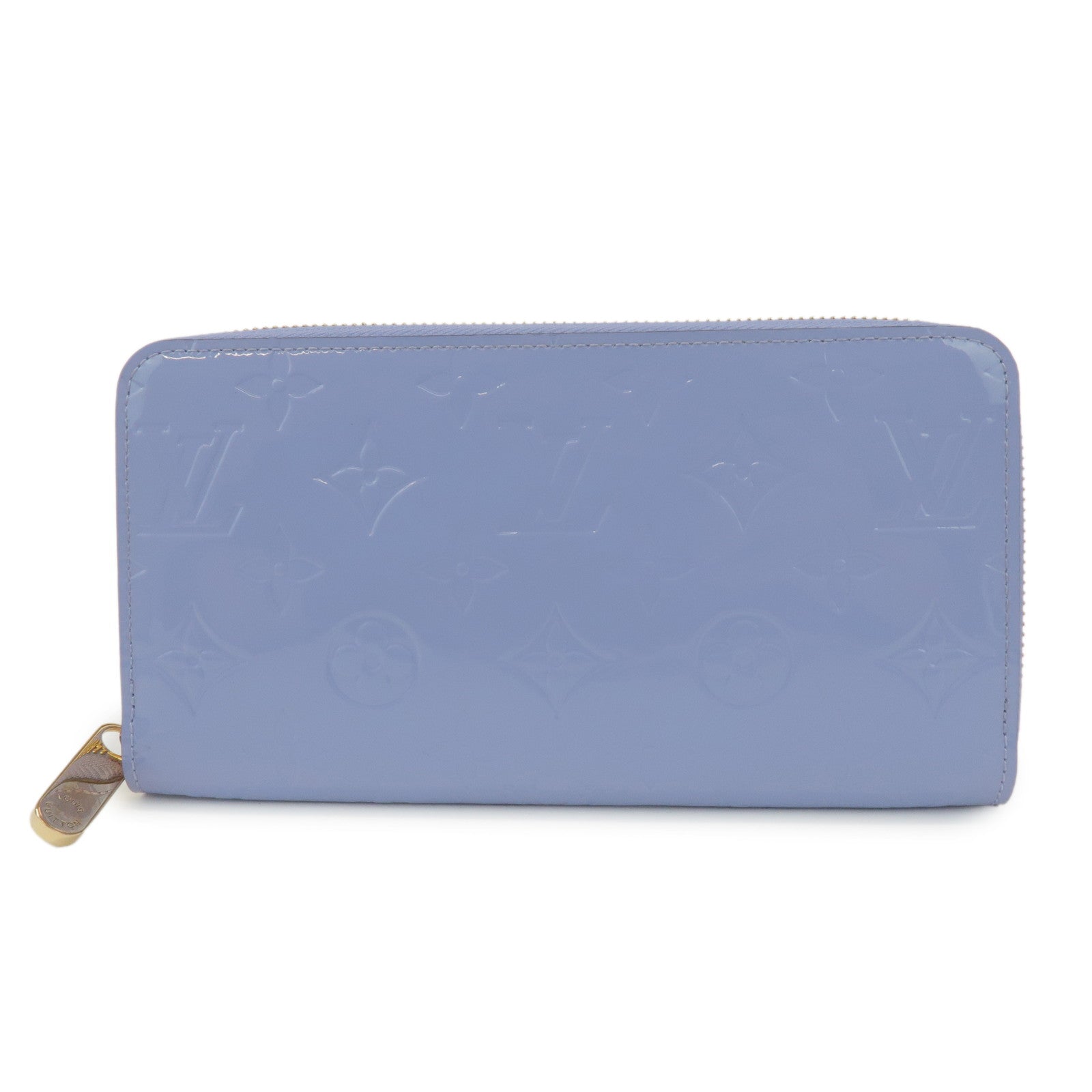 Louis Vuitton Monogram Vernis Round Zippy Wallet Lilas M90141