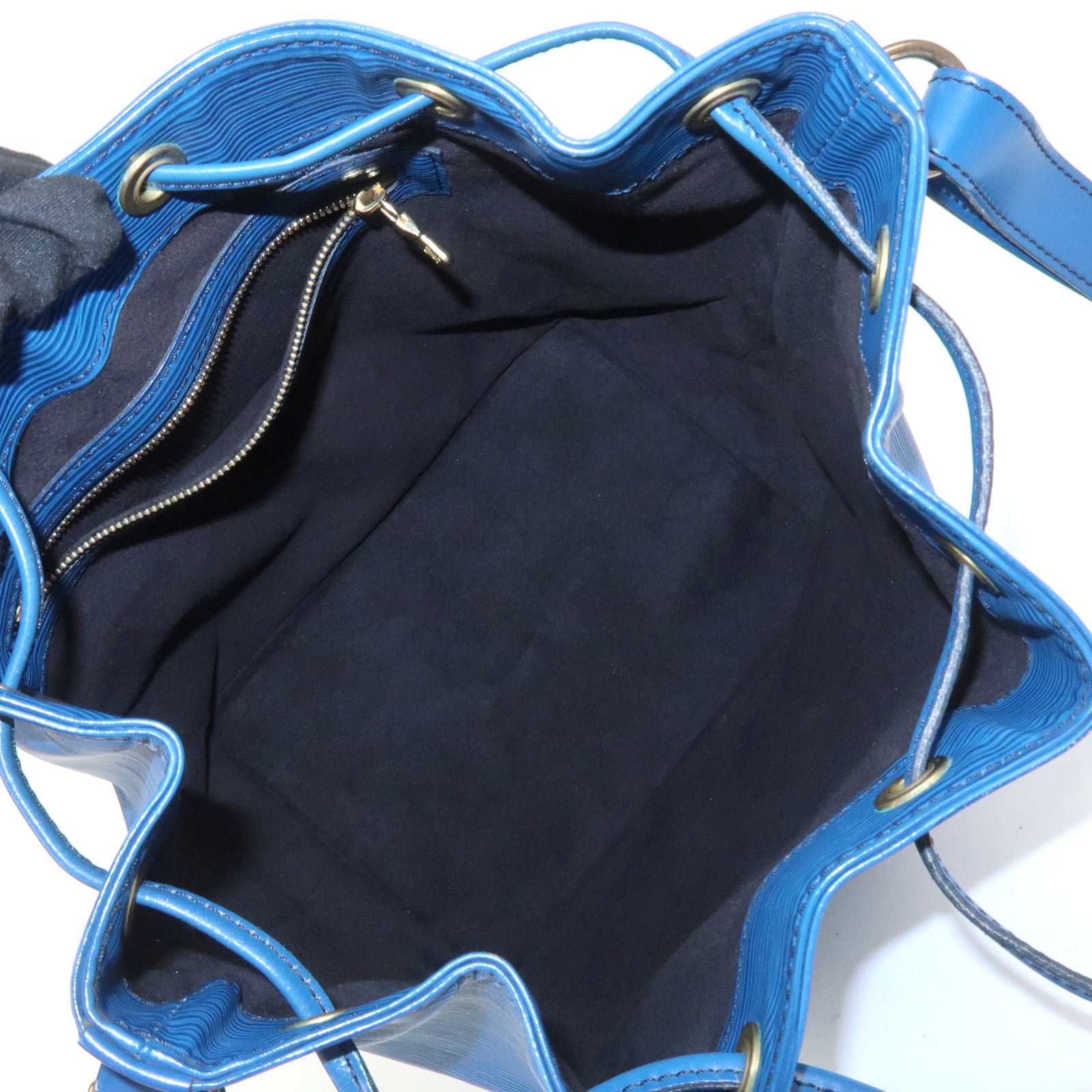 Louis Vuitton Epi Petit Noe Shoulder Bag Toledo Blue M44105