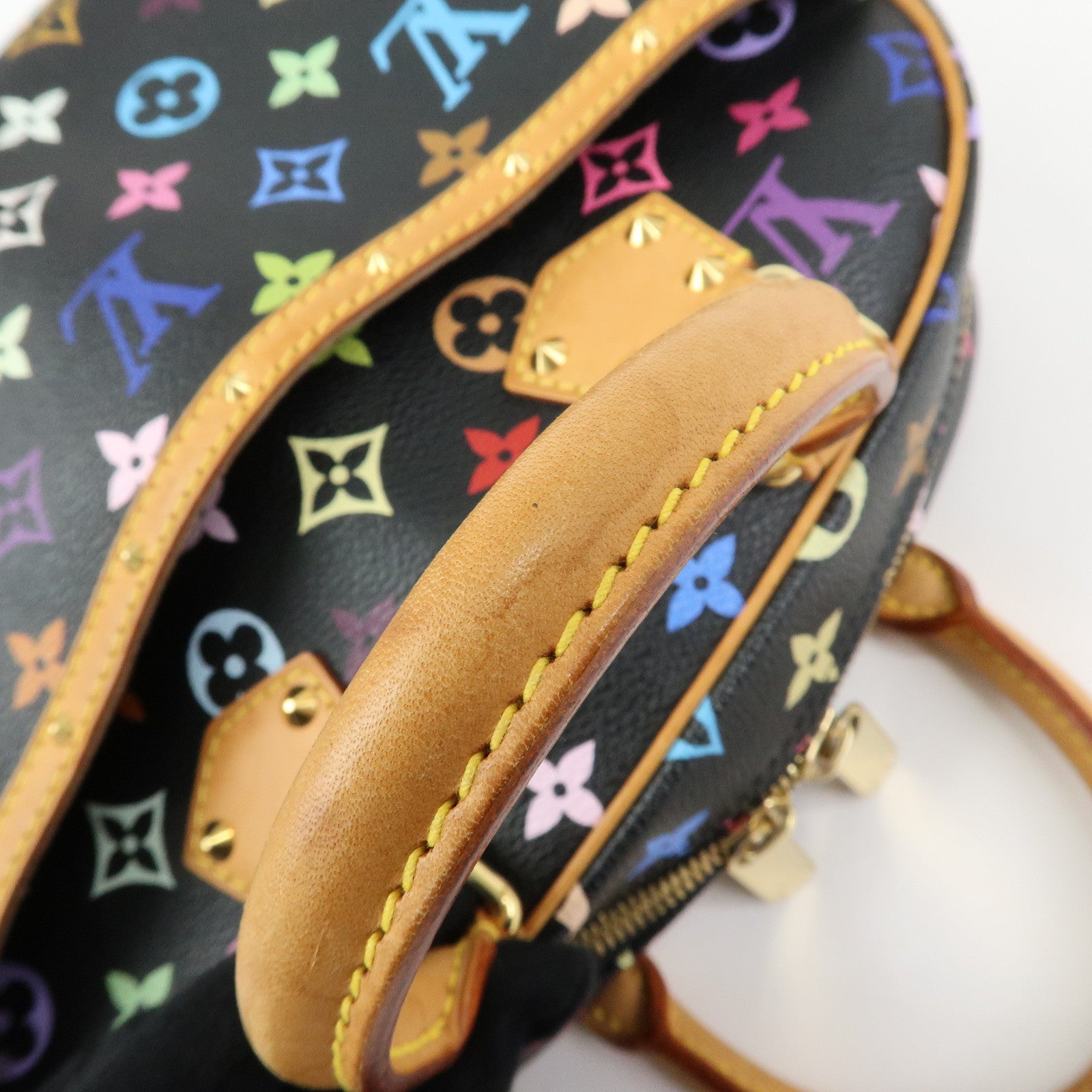 Louis Vuitton Monogram Trouville Multicolor Hand Bag Noir M92662