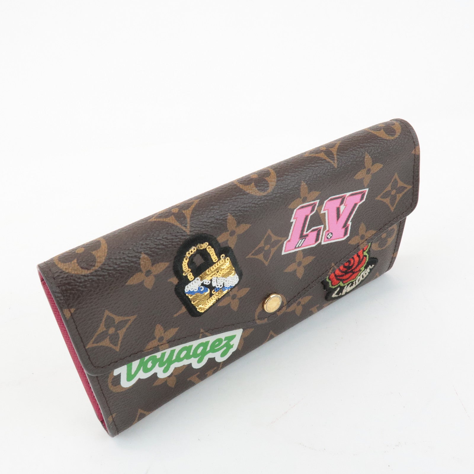 Louis Vuitton Monogram LV Stories Portefeuille Sarah Long Wallet M63318 Used