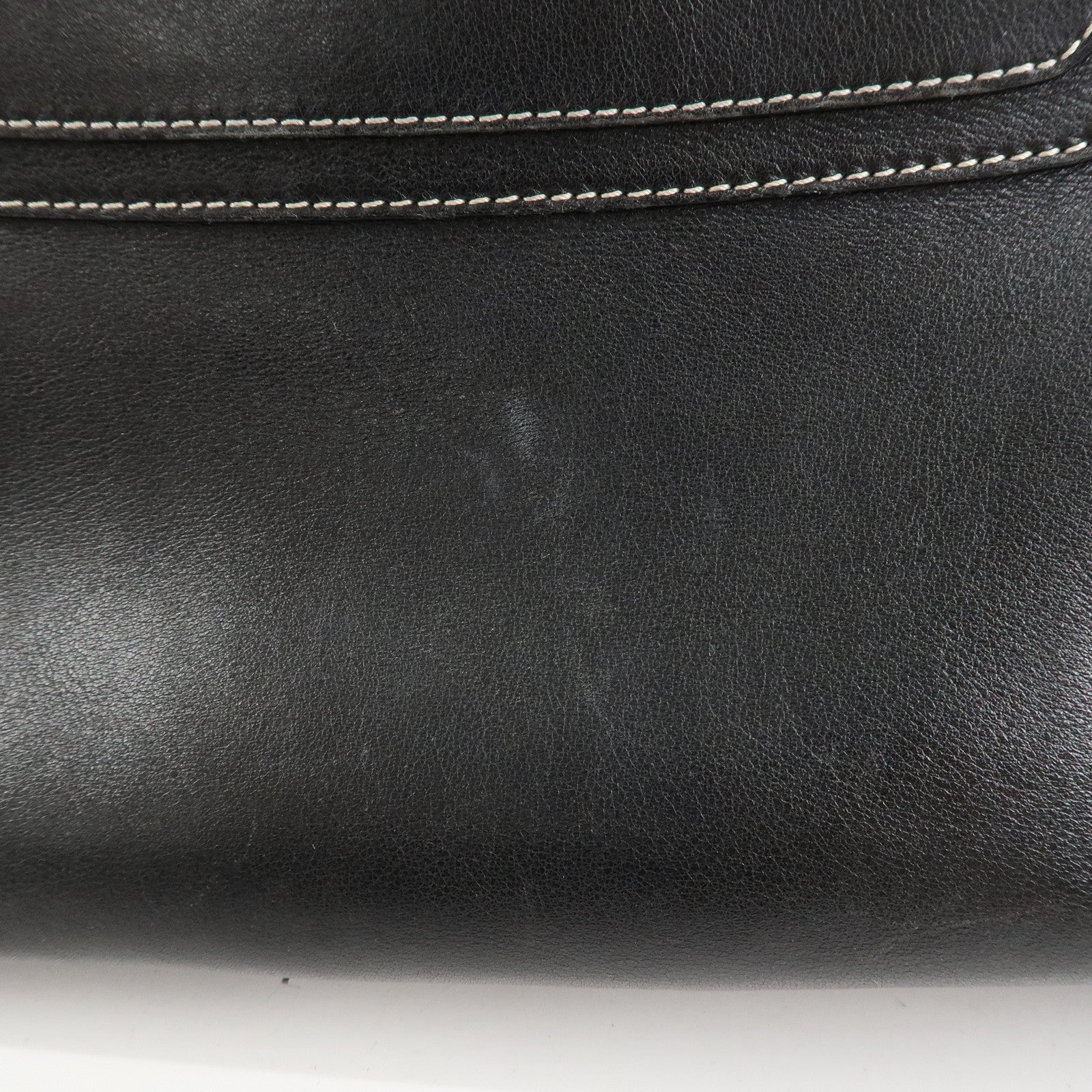 CELINE Boogie Bag Leather Hand Bag Tote Bag Black