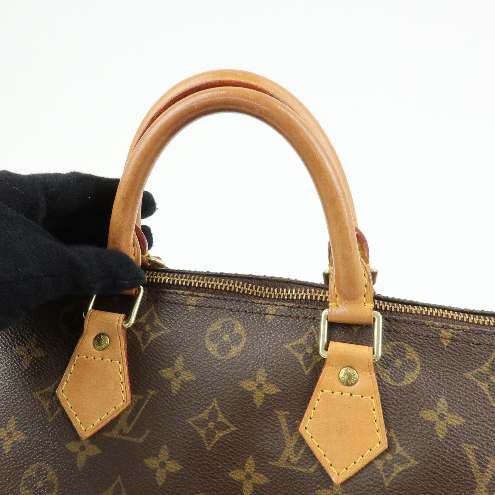 Louis Vuitton Monogram Speedy 30 Boston Bag Hand Bag Brown M41526
