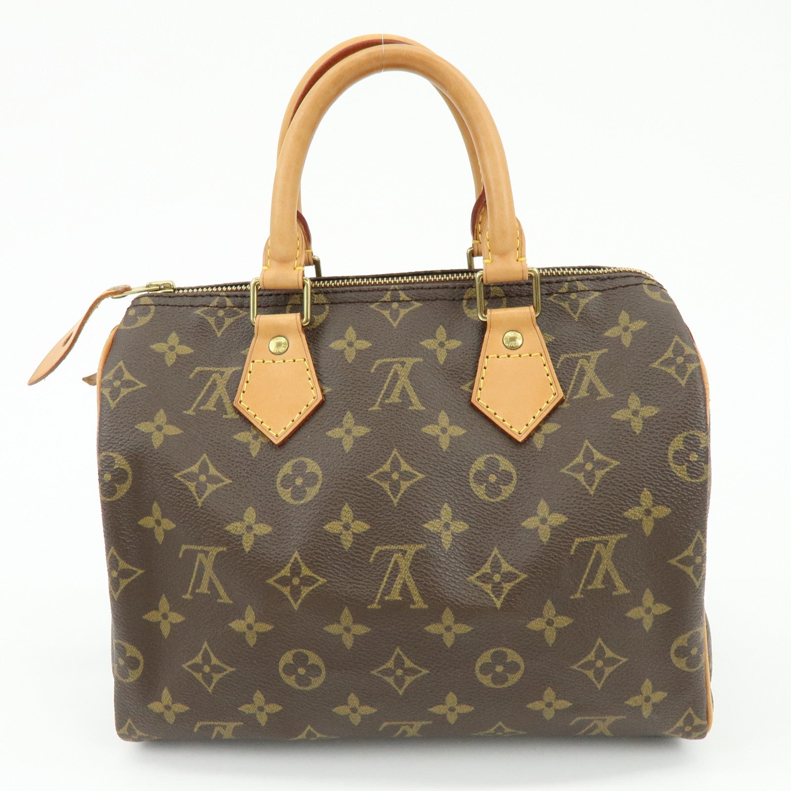 Louis Vuitton Monogram Speedy 25 Boston Bag Hand Bag Brown M41528