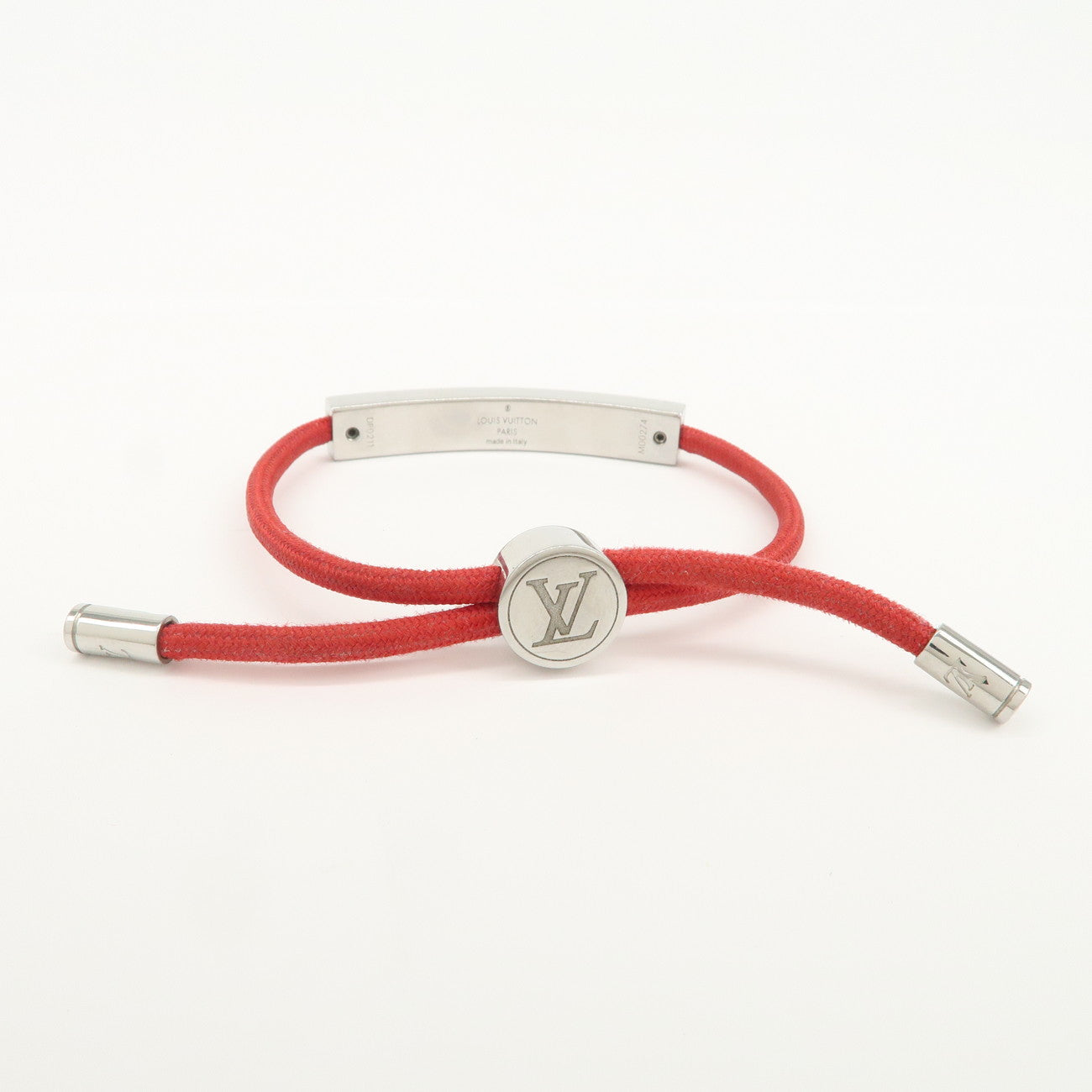 Louis Vuitton Bracelet LV Space Red Silver M00274