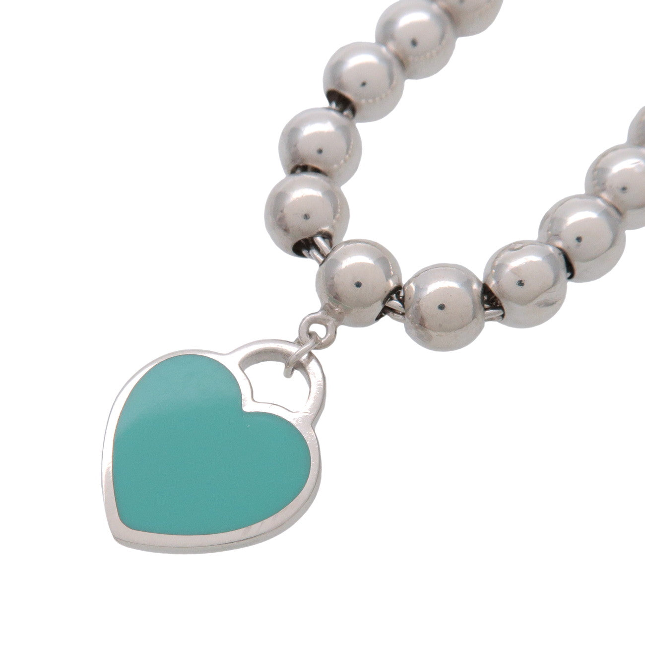 Tiffany & Co Return to Tiffany Mini Heart Tag Beads Bracelet SV925