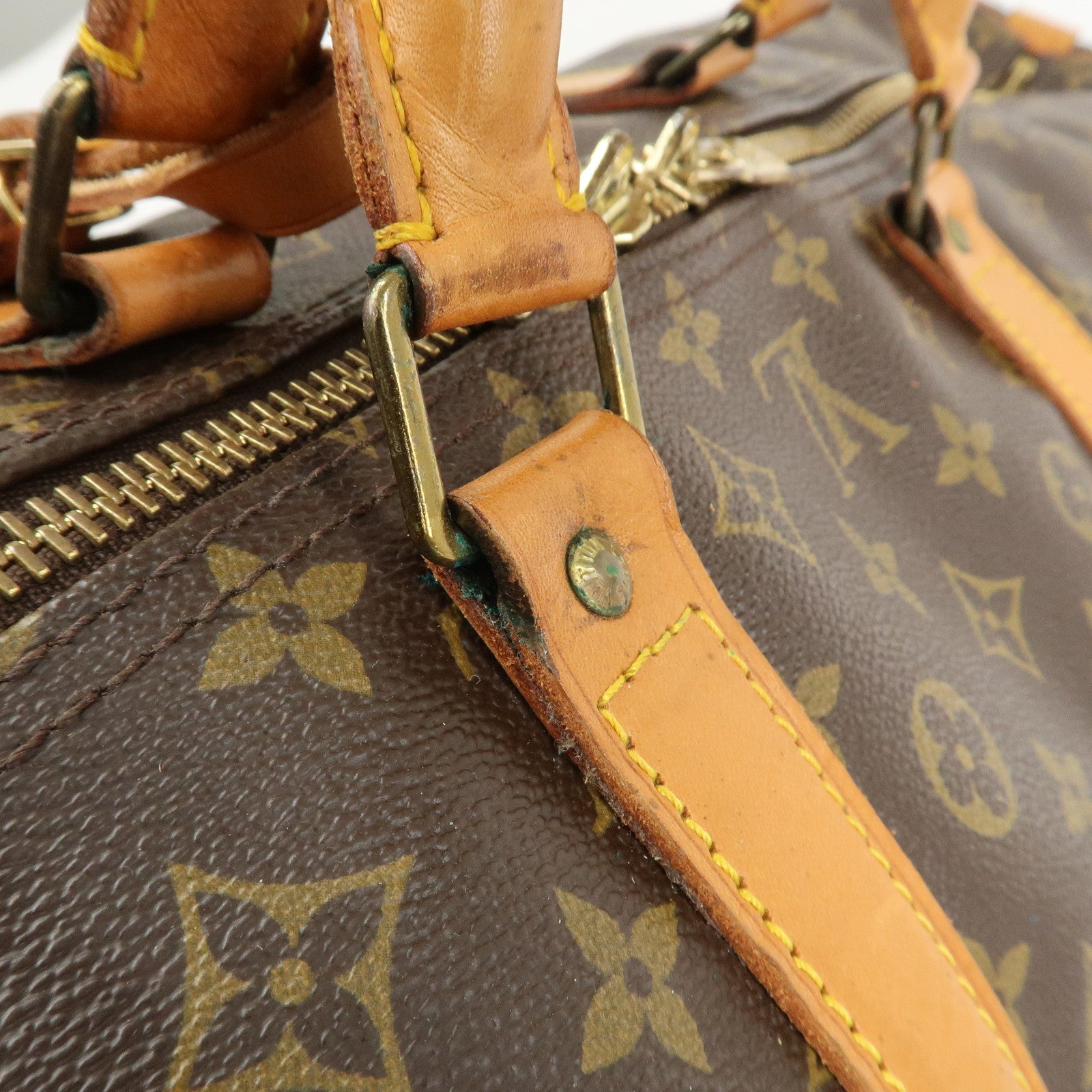 Louis Vuitton Monogram Keep All Bandouliere 60 Boston Bag M41412