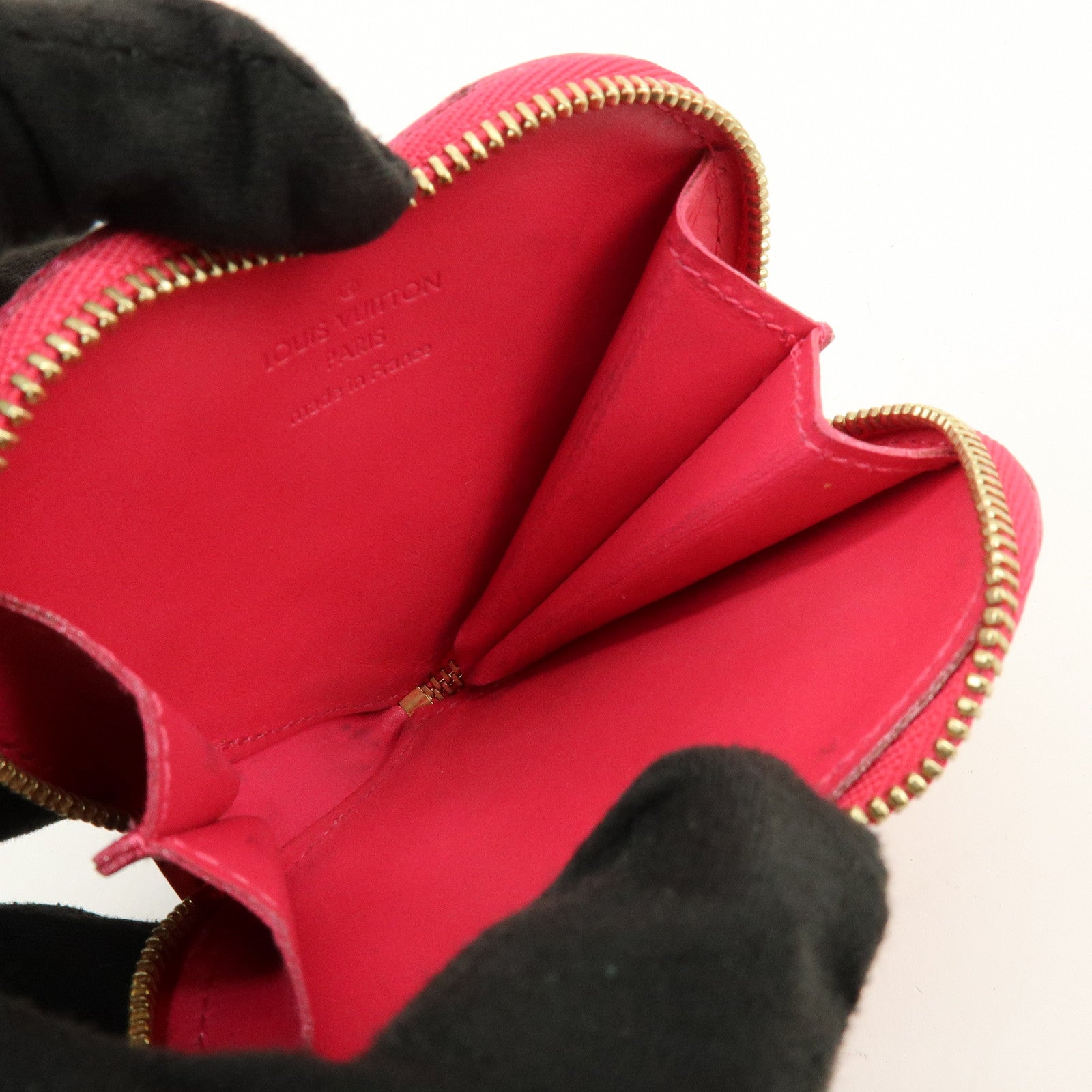 Louis Vuitton Monogram Vernis Porte Monnaie Coeur Coin Case M93657