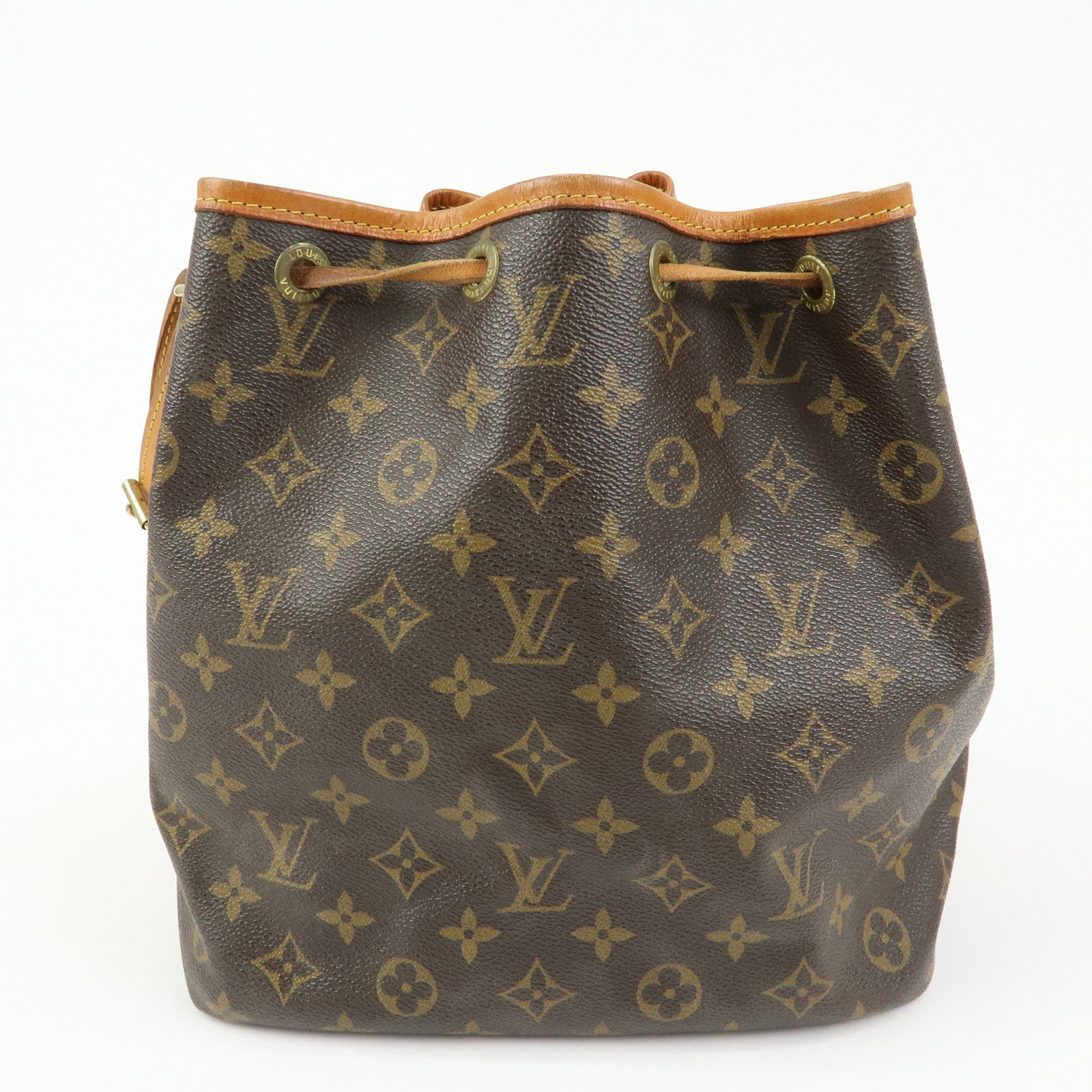 Louis Vuitton Monogram Petit Noe Shoulder Bag Brown M42226
