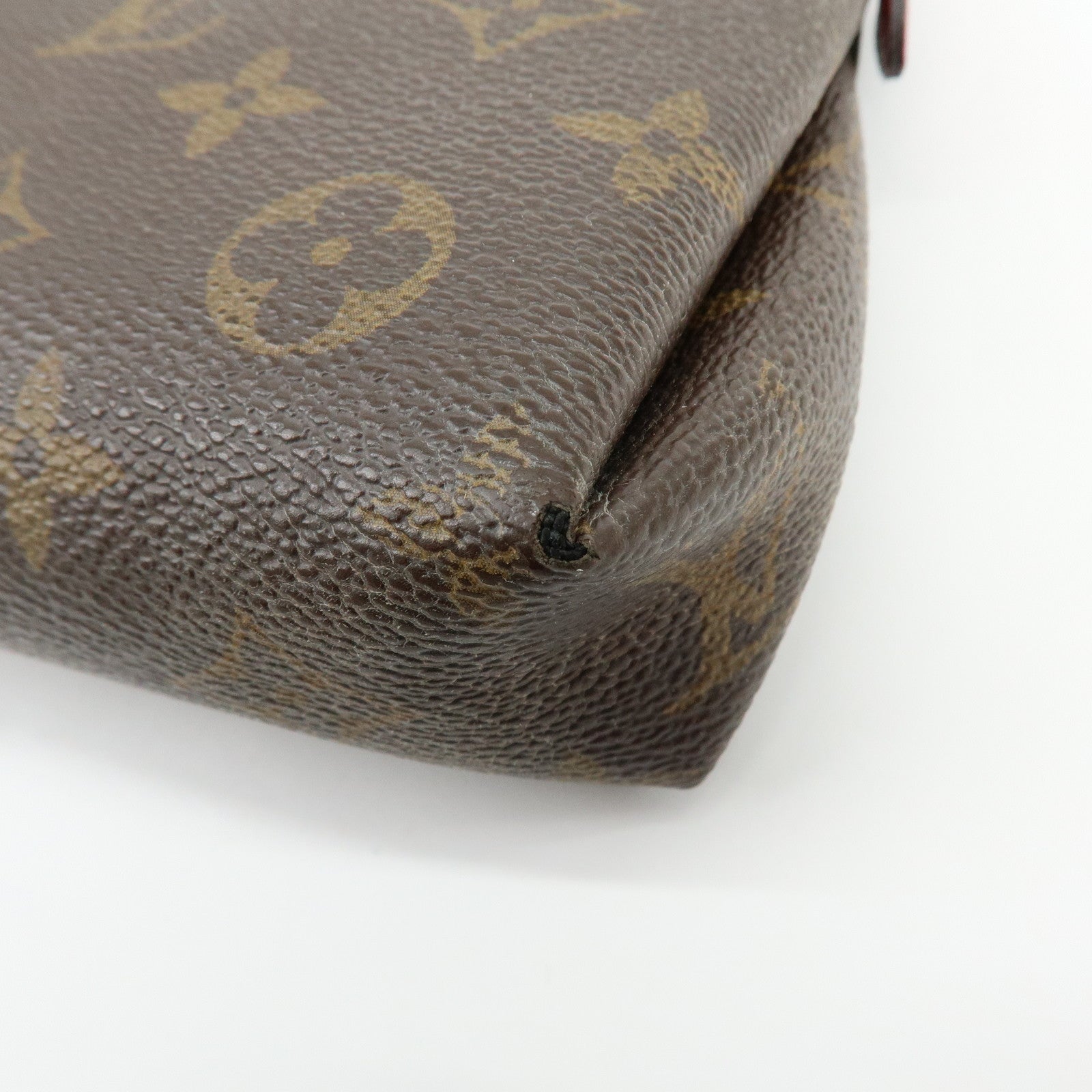 Louis Vuitton Monogram Pallas 2Way Chain Bag Clutch Cerise M41638