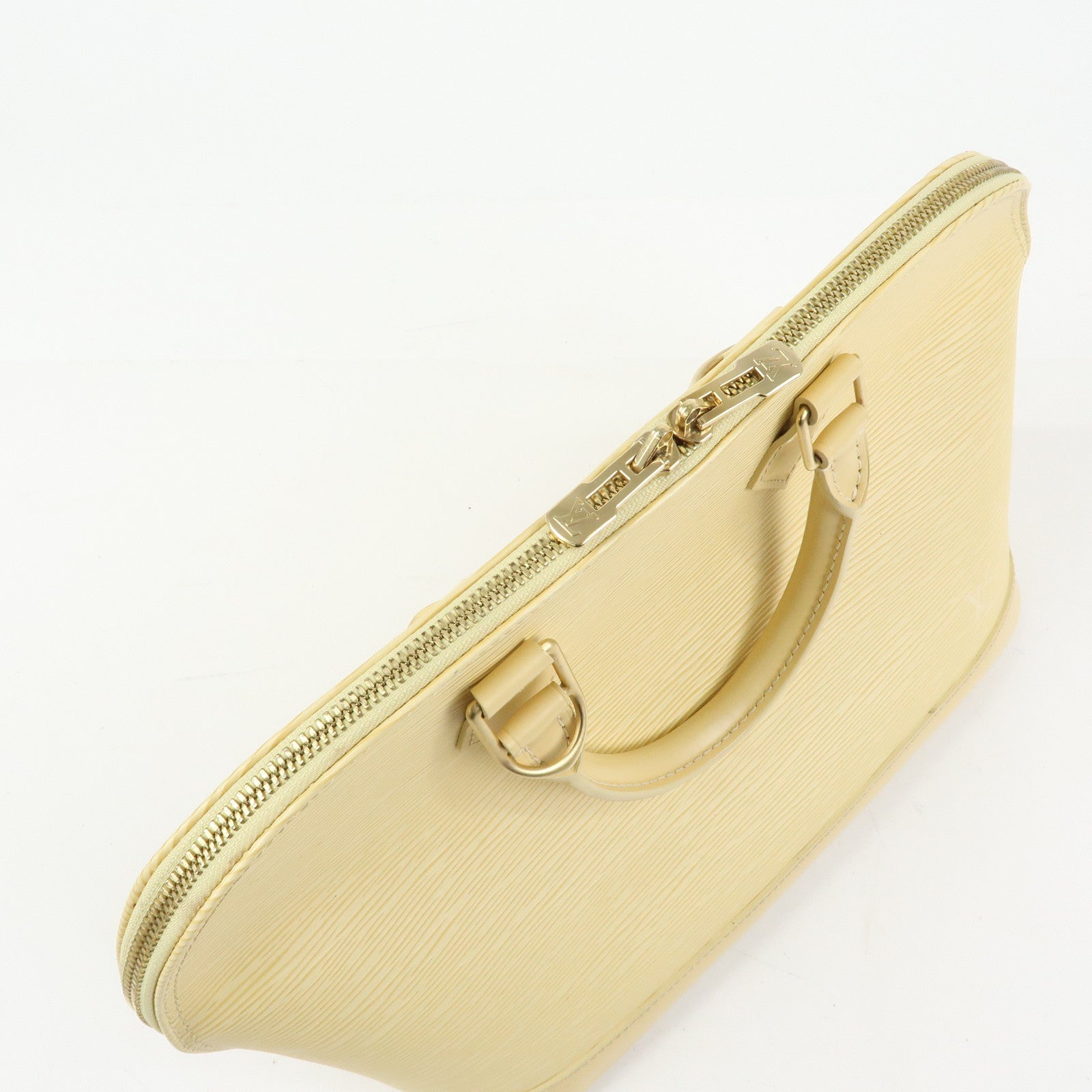 Louis Vuitton Alma Epi Leather Hand Bag Vanilla M5214A