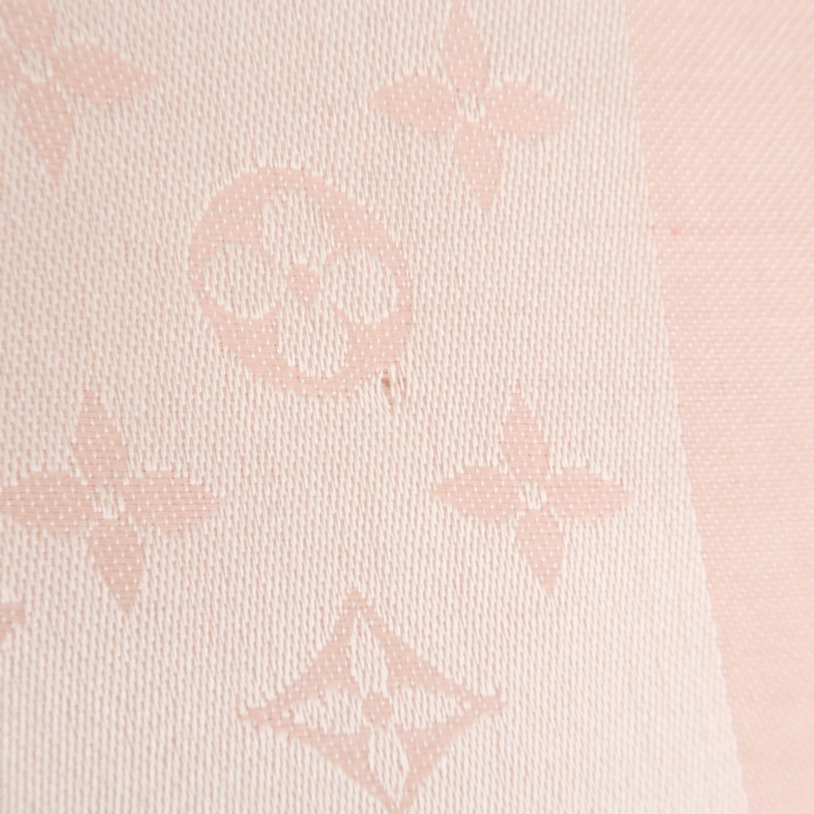 Louis Vuitton Monogram Silk Wook Shawl Scarf Rose Pink M72046