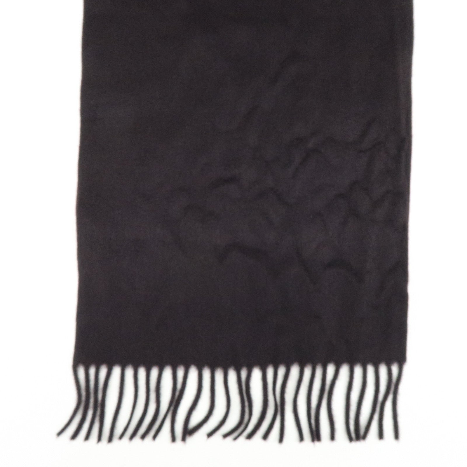 Louis Vuitton Echarpe Gelam LV Logo Cashmere 100% Scarf Black Beige