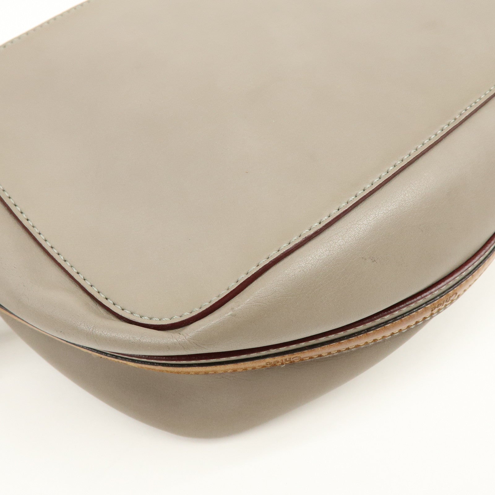 Chloe Sam Leather Shoulder Bag Crossbody Bag Brown Camel
