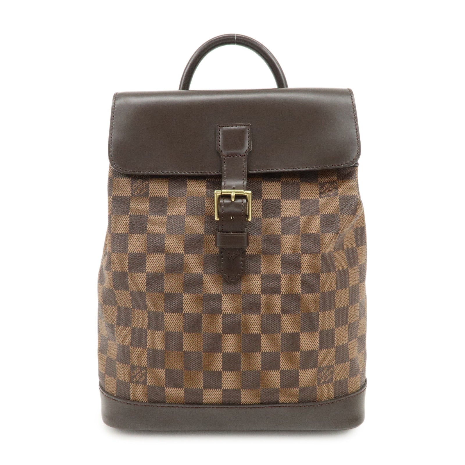 Louis Vuitton Damier Canvas Soho Backpack Ruck Sac Brown N51132